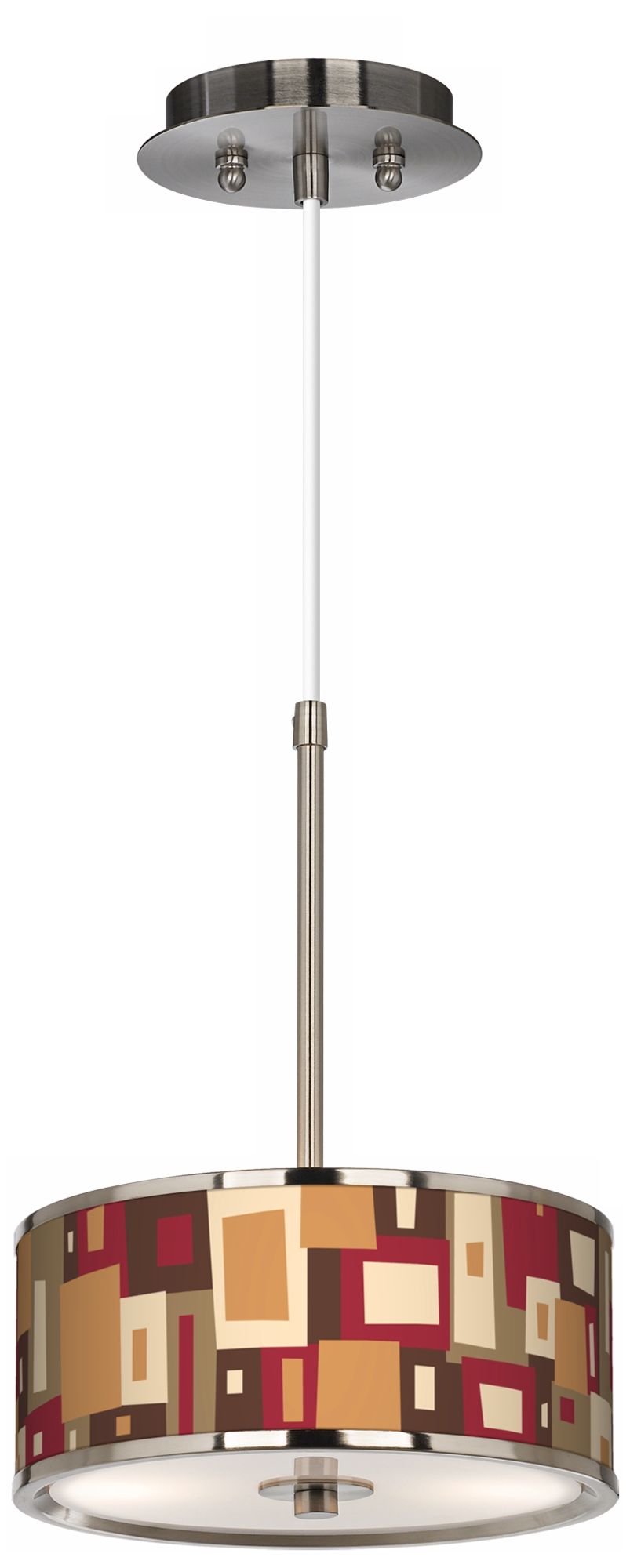 Earth Palette Giclee Glow 10 1/4" Wide Pendant Light