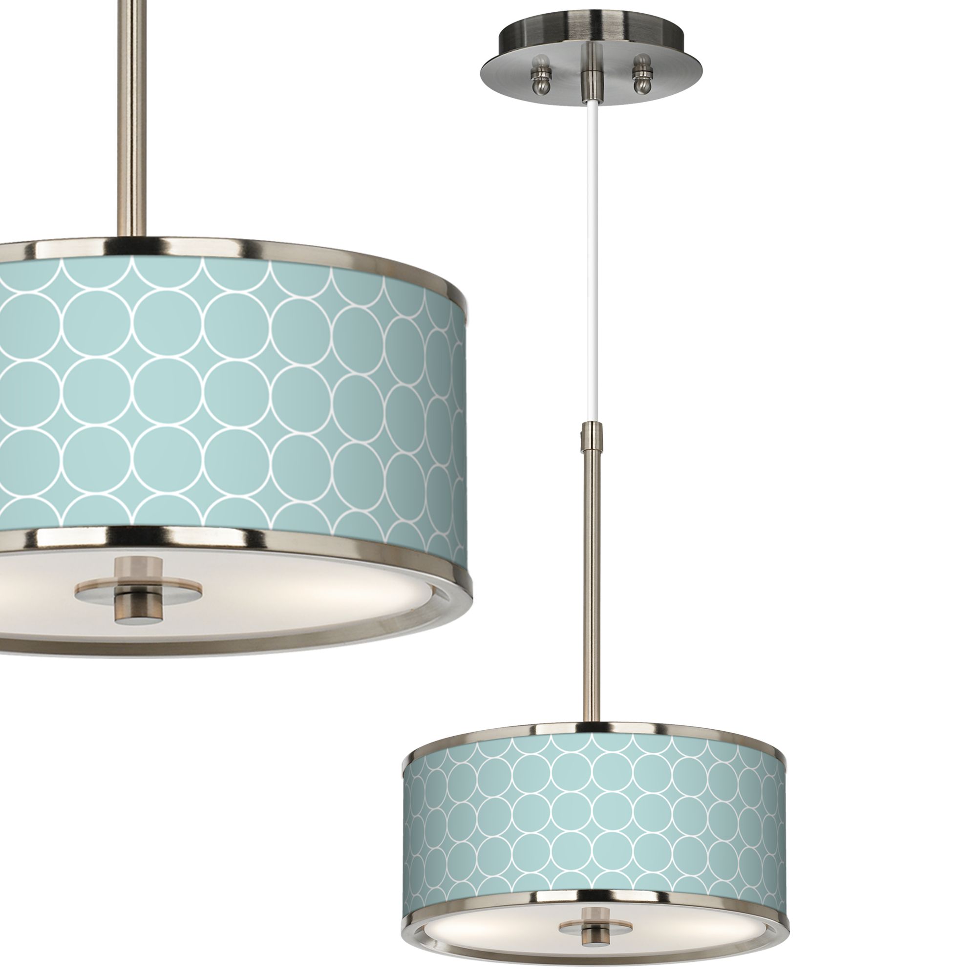 Interlace Giclee Glow 10 1/4" Wide Pendant Light