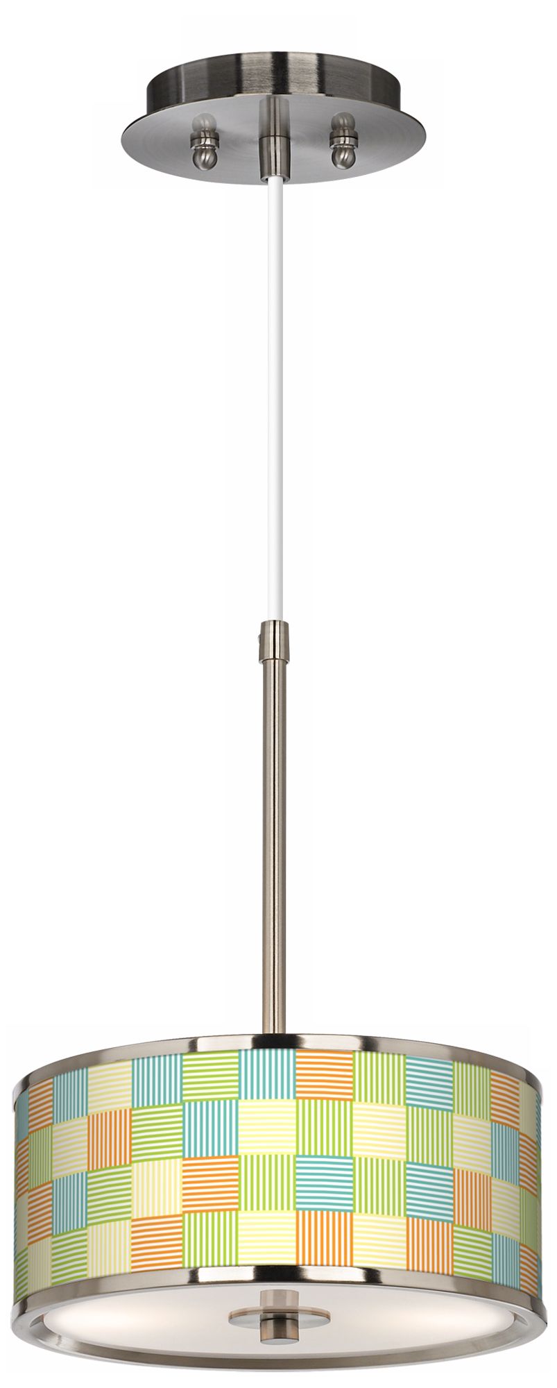 Pixel Light Giclee Glow 10 1/4" Wide Pendant Light