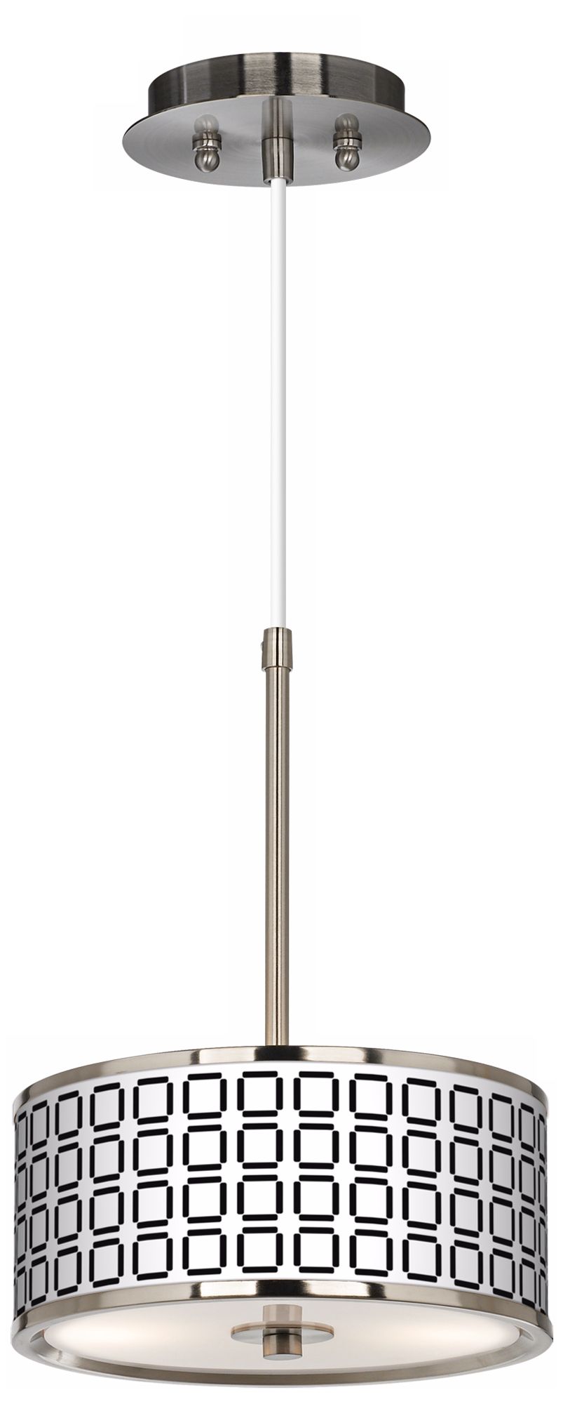 Open Grid Giclee Glow 10 1/4" Wide Pendant Light