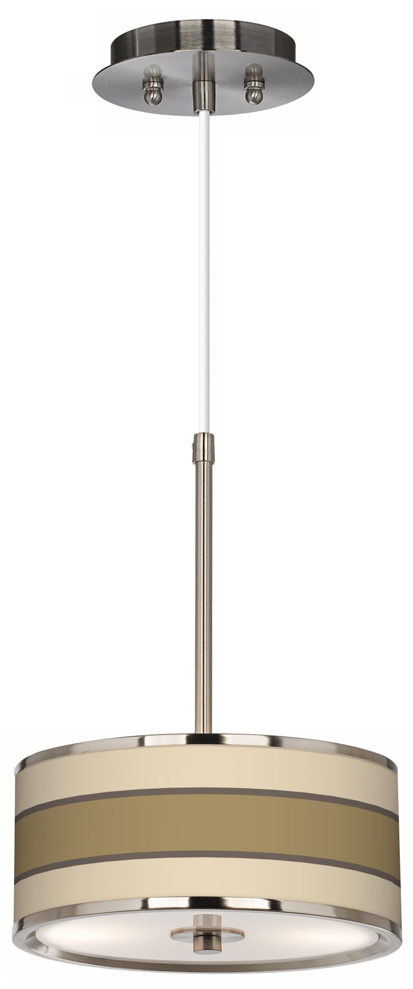 Tones Of Beige Giclee Glow 10 1/4" Wide Pendant Light
