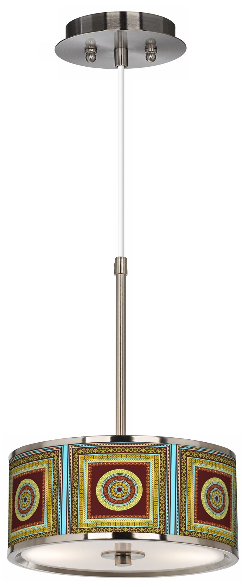 Stacy Garcia Tiber Medallion Garnet 10 1/4" Pendant Light