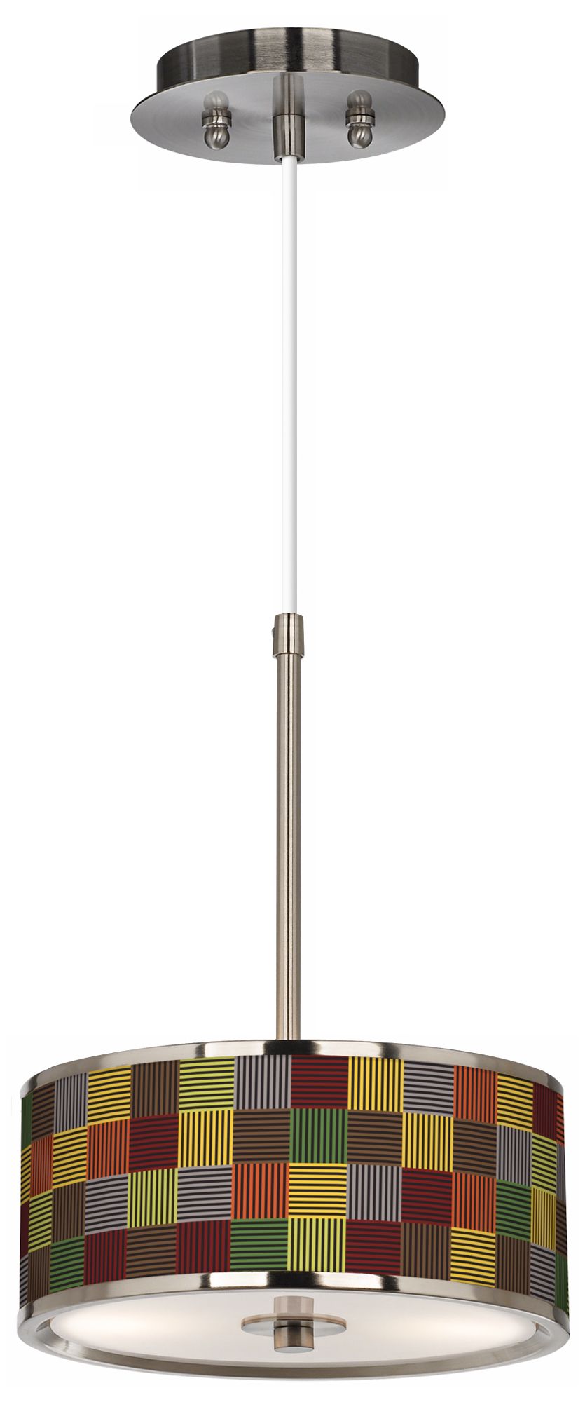 Pixel Forest Giclee Glow 10 1/4" Wide Pendant Light