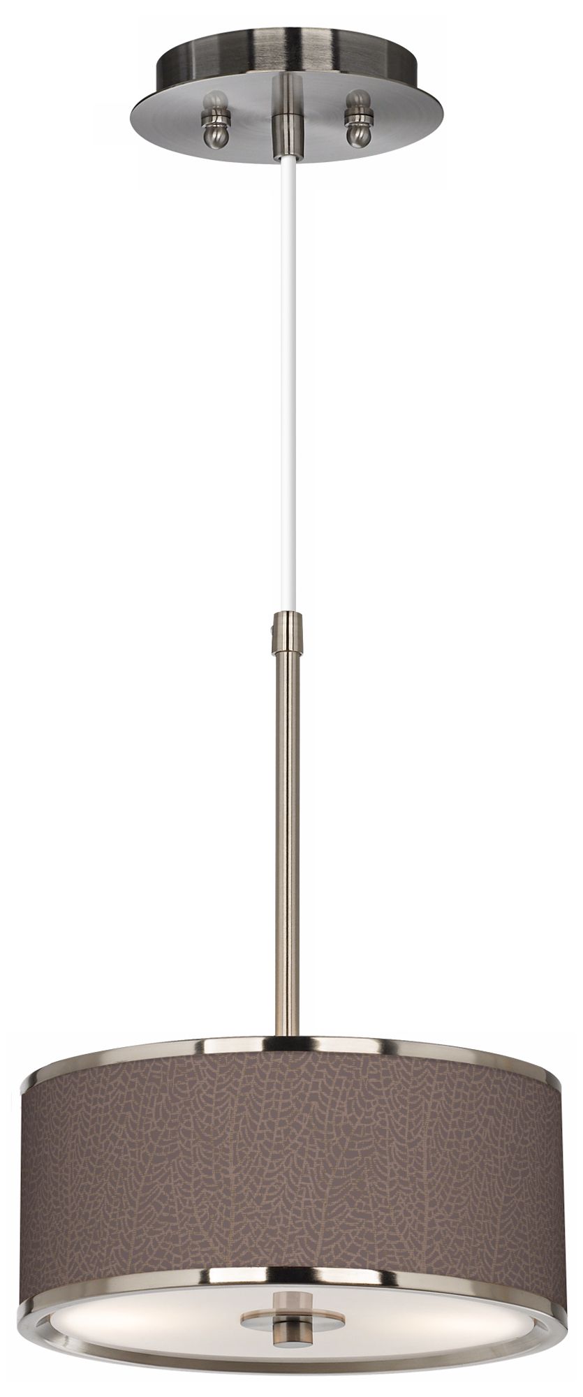 Stacy Garcia Seafan Taupe Giclee Glow 10 1/4" Pendant Light
