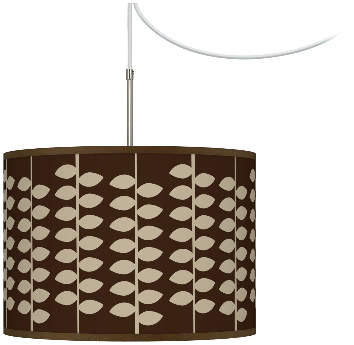 Hi-Fi Giclee Glow Swag Plug-In Chandelier