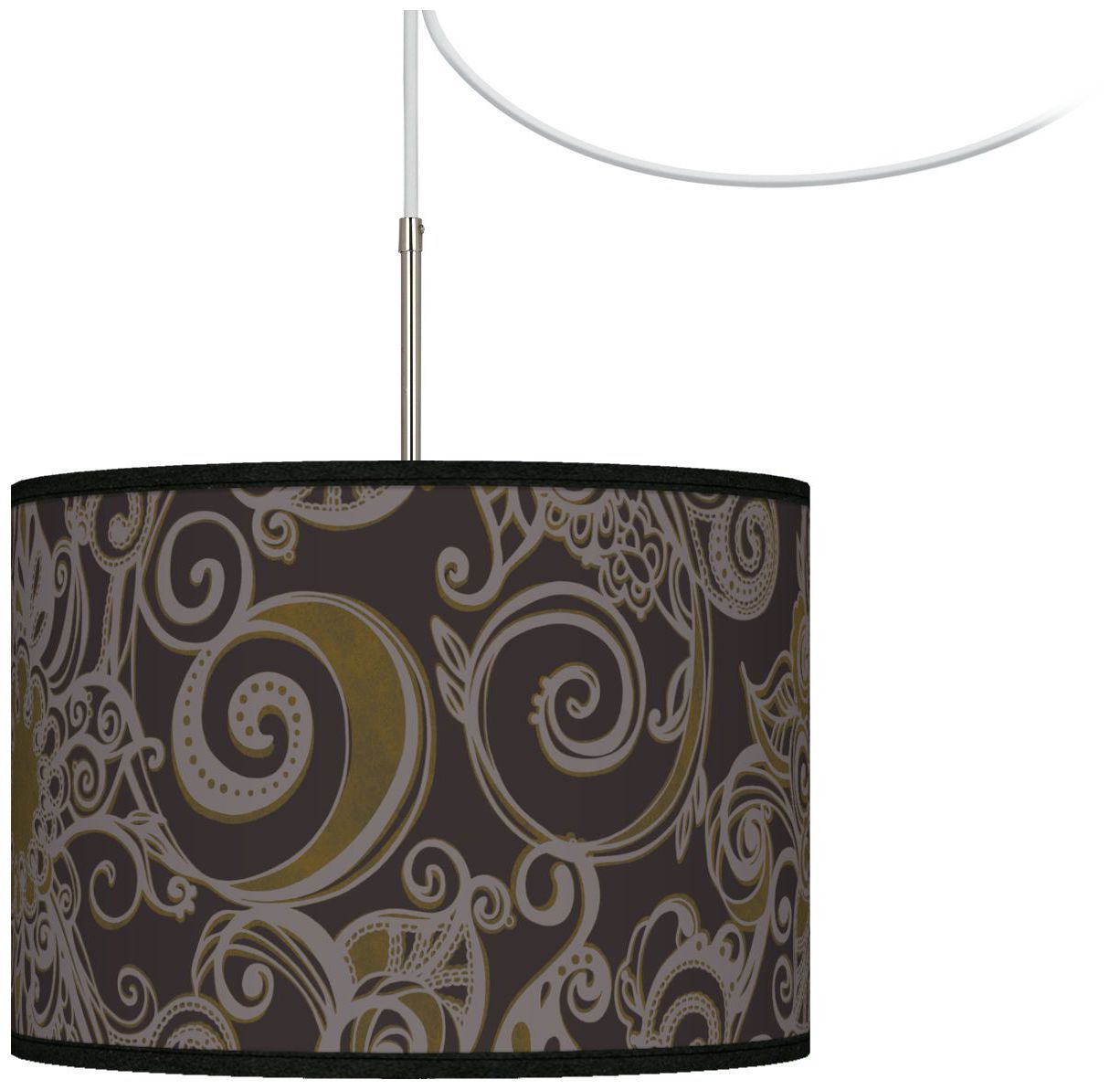 Stacy Garcia Ornament Metal Giclee Glow Swag Chandelier