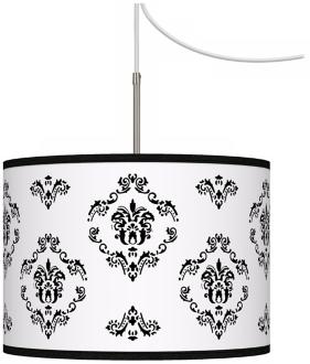 French Crest Giclee Glow Swag Style Plug In Chandelier T6330 U2679