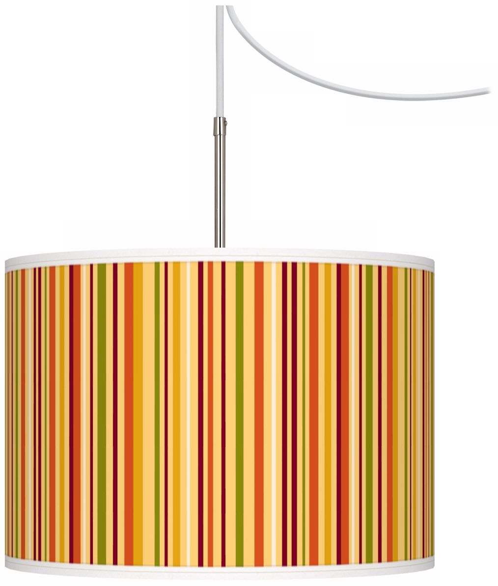 Stacy Garcia Vertical Harvest Giclee Glow Swag Chandelier