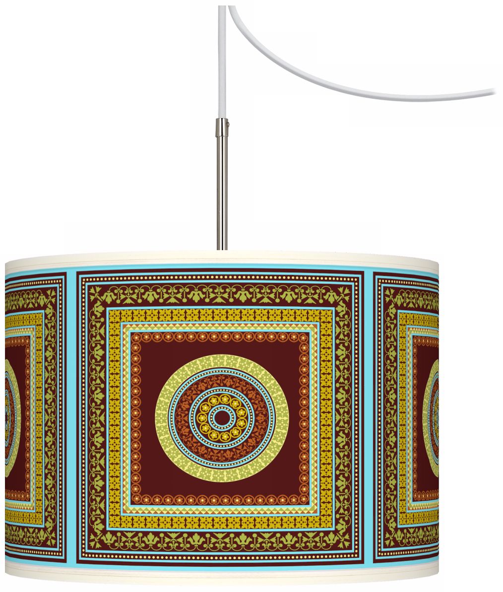 Stacy Garcia Tiber Medallion Garnet Swag Style Chandelier