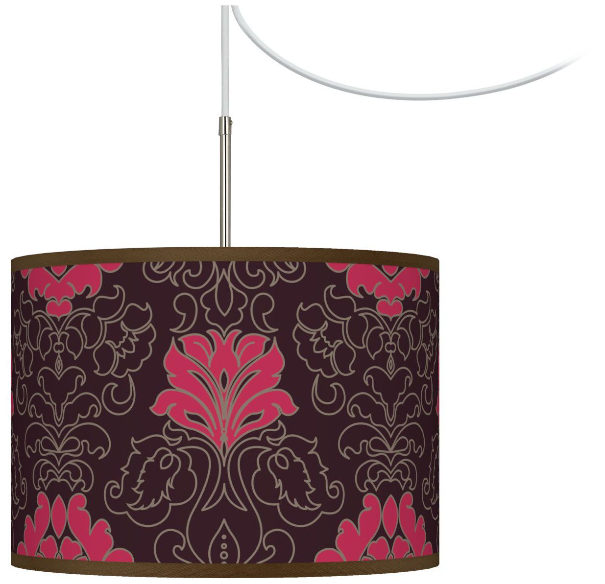 Stacy Garcia Florentia Wild Berry Giclee Glow Swag Chandelier