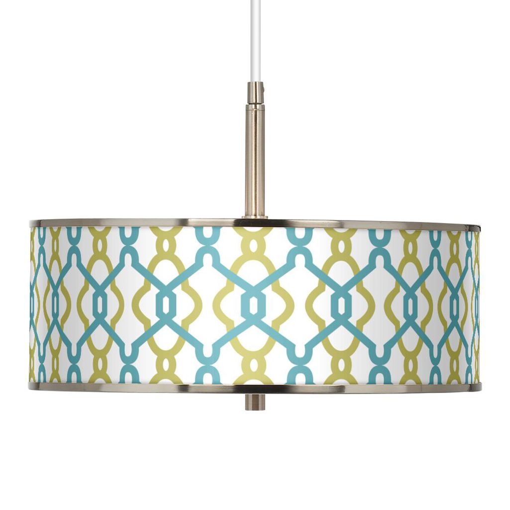 Hyper Links Giclee Glow 16" Wide Pendant Light