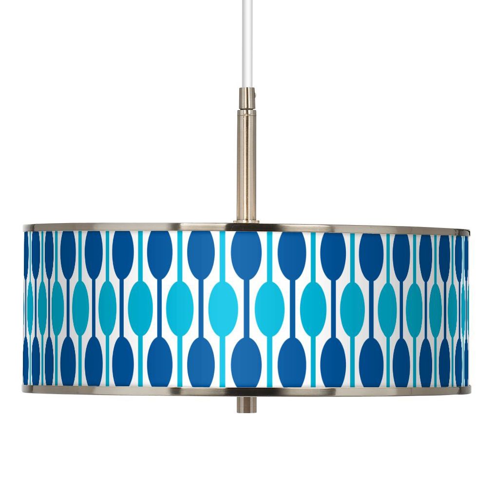 Jet Set Giclee Glow 16" Wide Pendant Light
