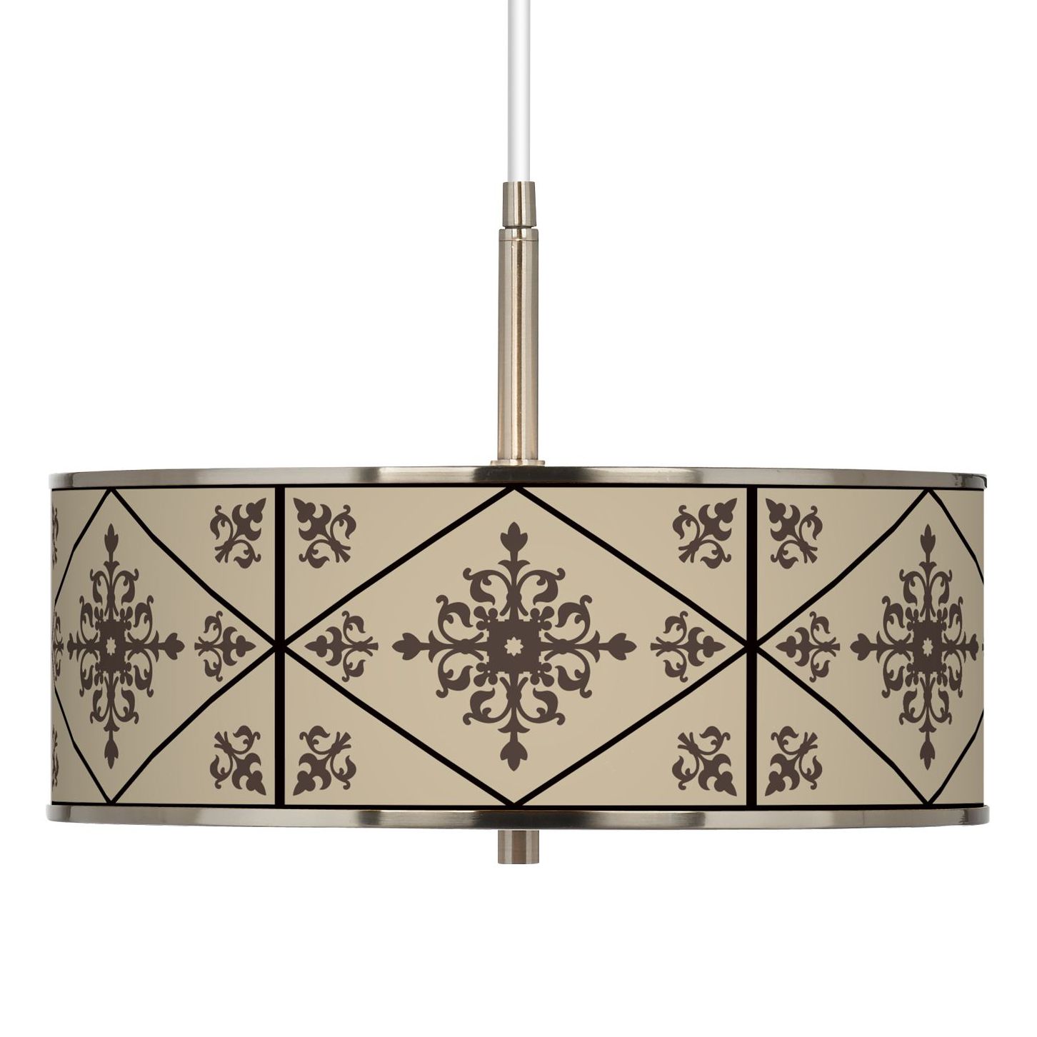 Chambly Giclee Glow 16" Wide Pendant Light