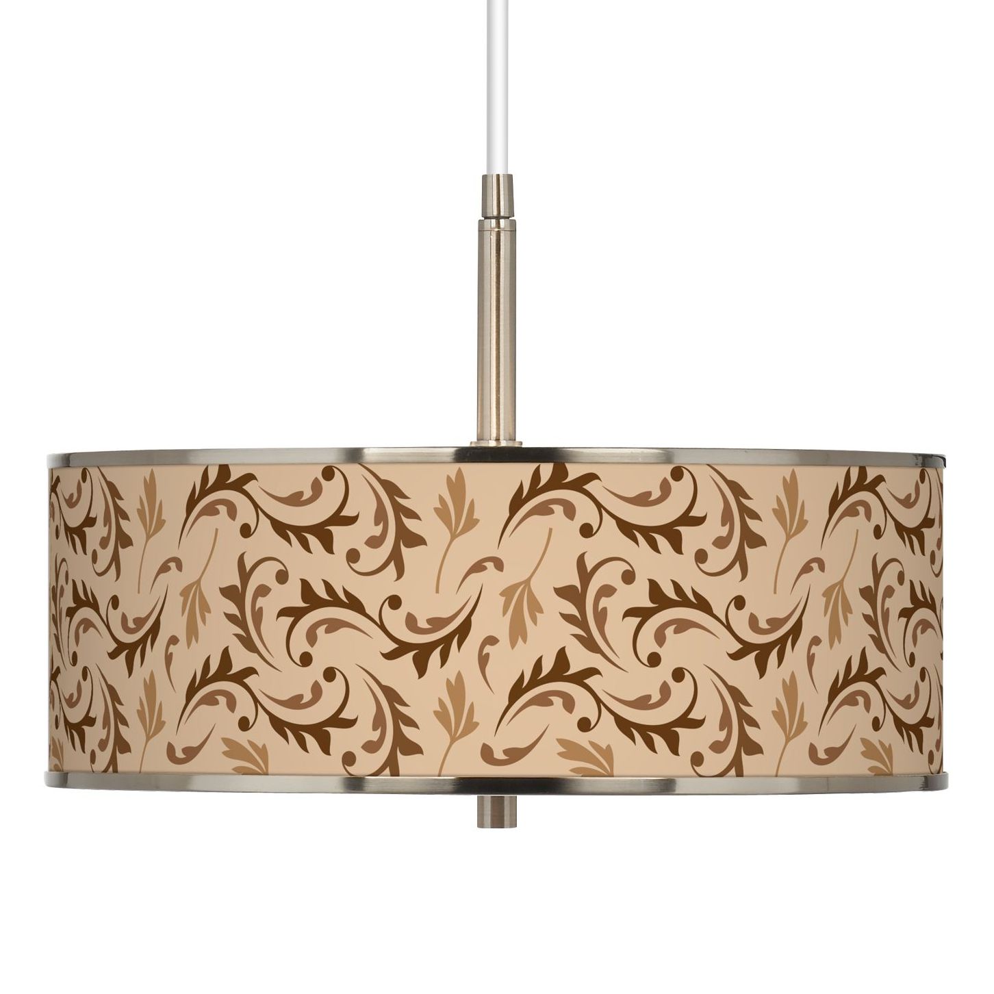 Fall Breeze Giclee Glow 16" Wide Pendant Light