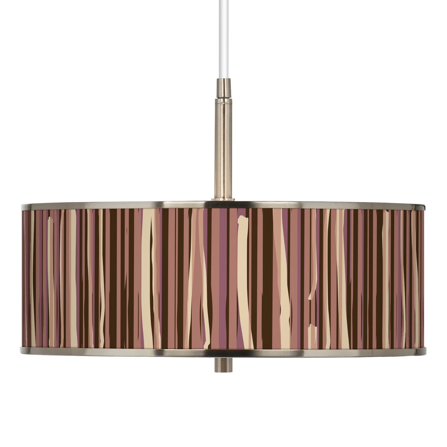 Kalahari Lines Giclee Glow 16" Wide Pendant Light