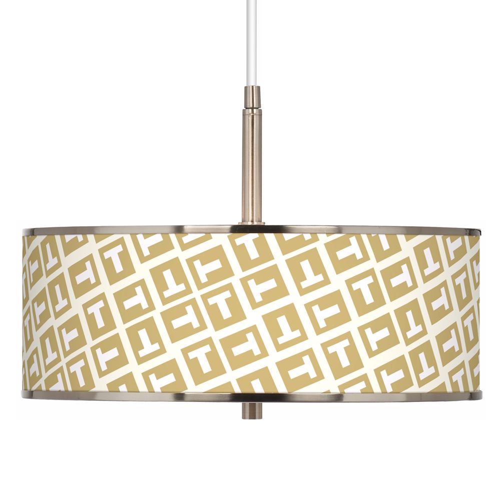 Tee Tumble Giclee Glow 16" Wide Pendant Light