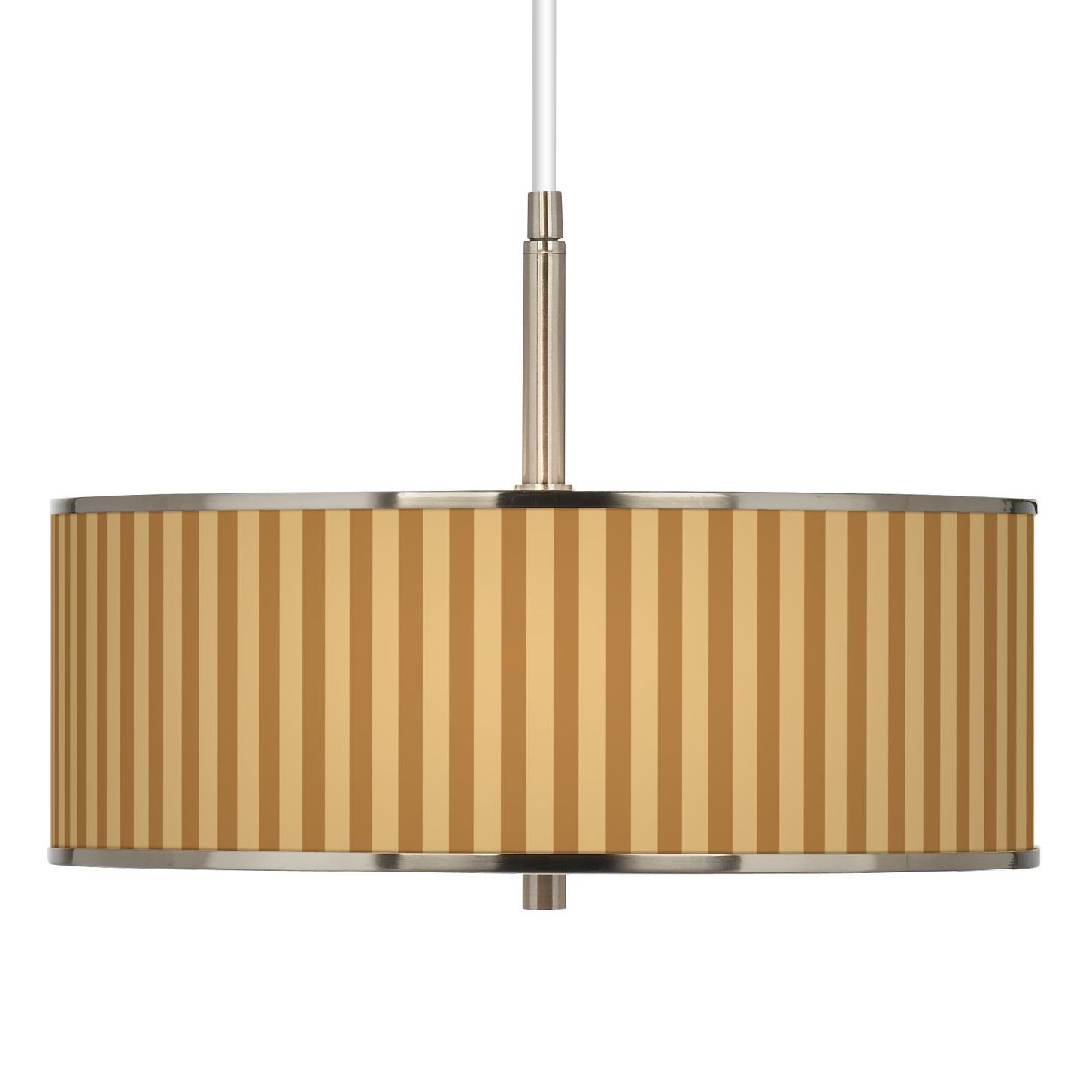 Butterscotch Vertical Giclee Glow 16" Wide Pendant Light