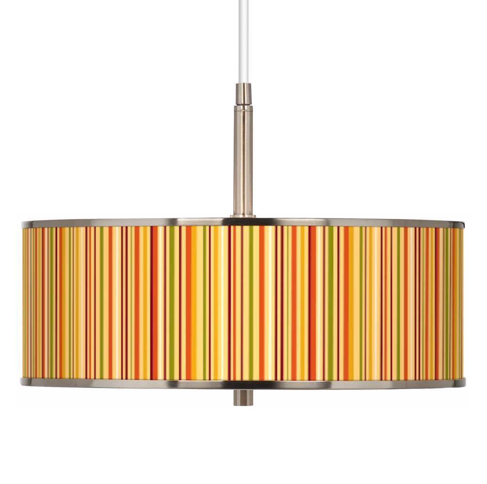 Stacy Garcia Vertical Harvest Giclee Glow 16" Pendant Light