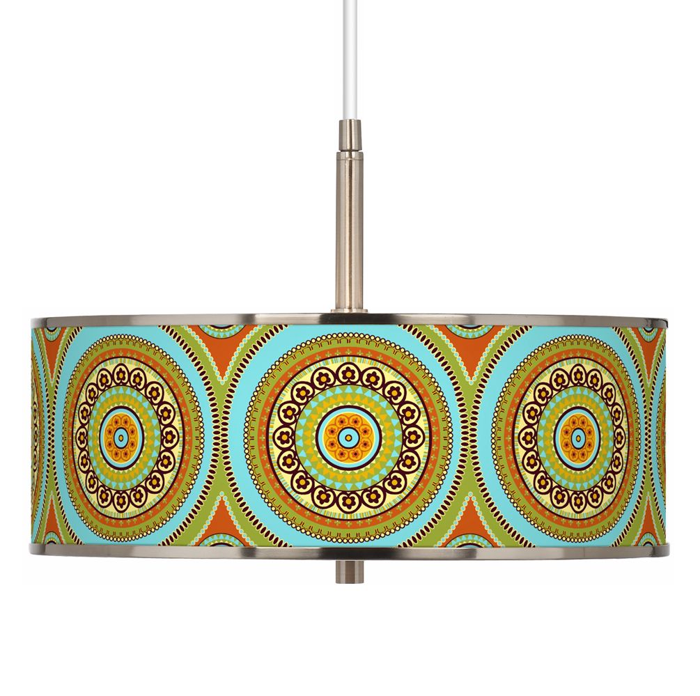 Stacy Garcia Arno Mosaic Daybreak 16" Wide Pendant Light