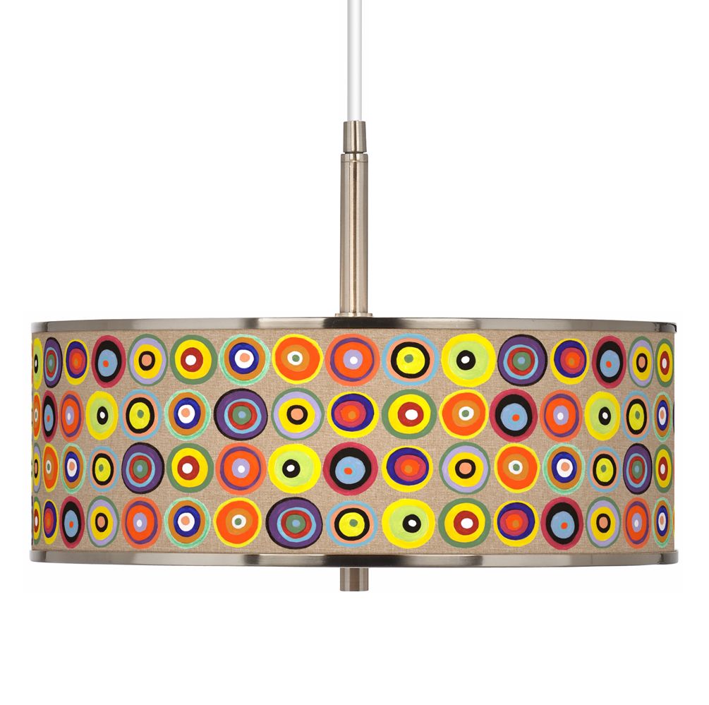 Marbles in the Park Giclee Glow 16" Wide Pendant Light