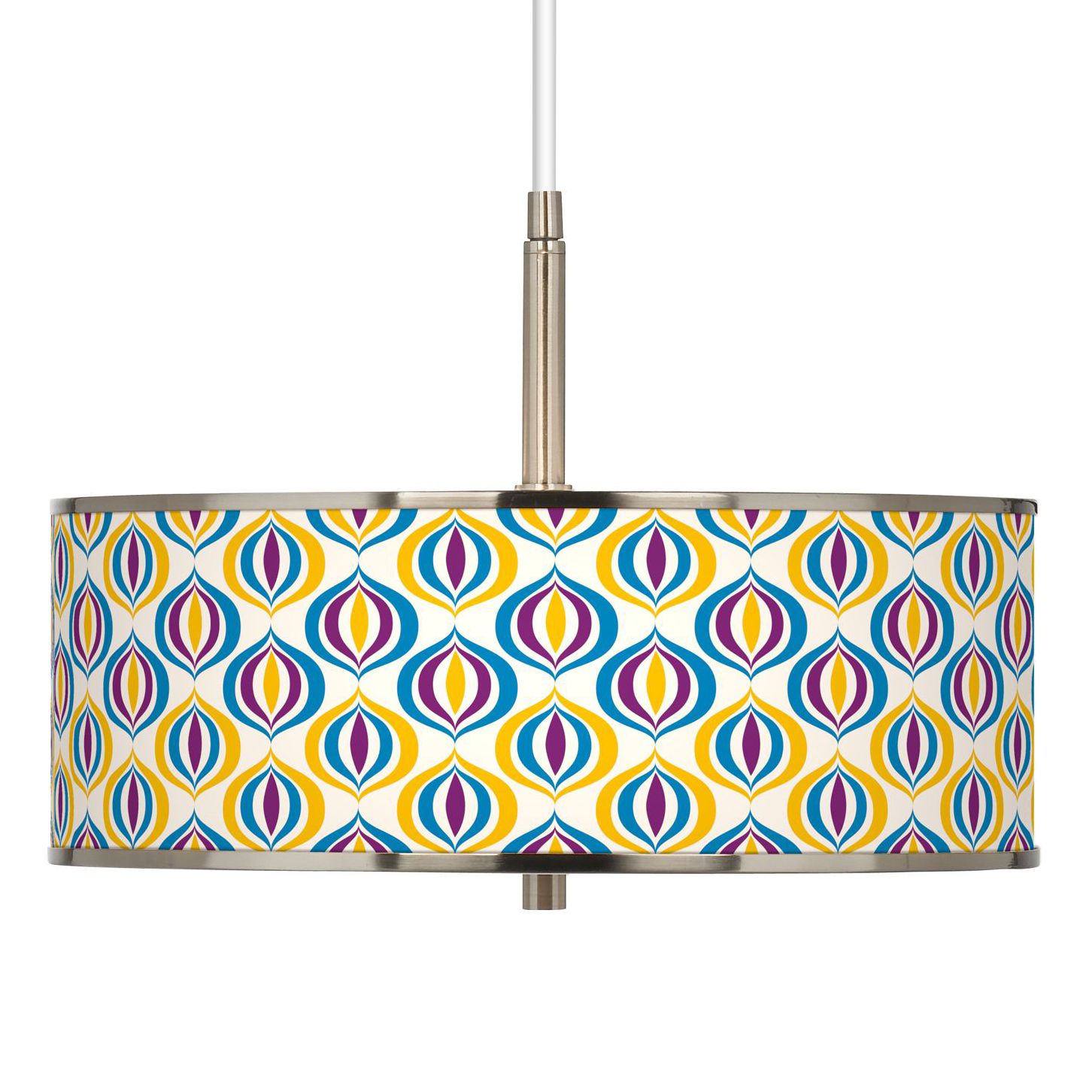 Scatter Giclee Glow 16" Wide Pendant Light