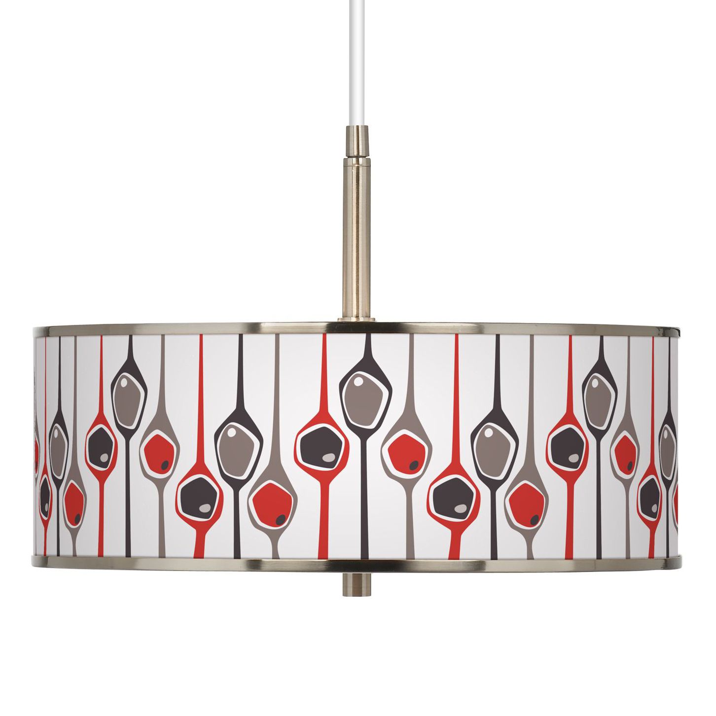 Shutter Giclee Glow 16" Wide Pendant Light