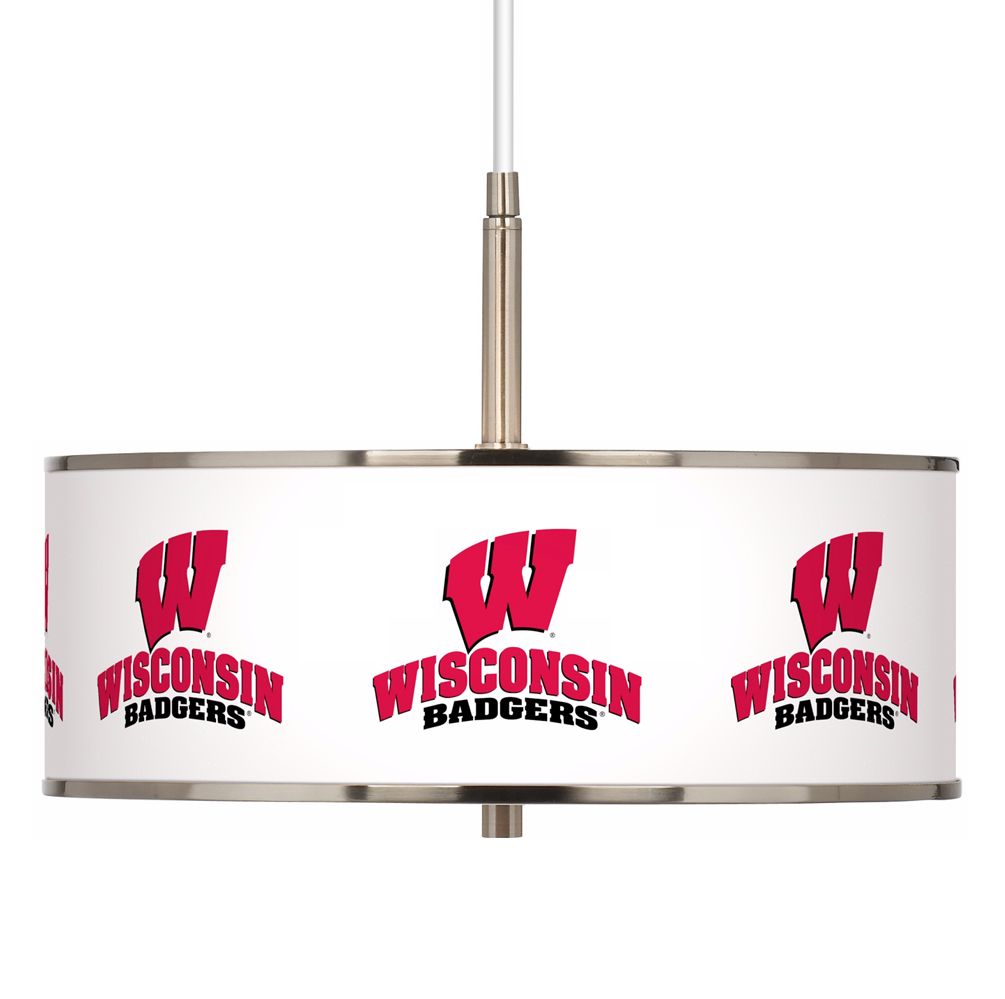 University of Wisconsin 16" Wide Pendant Light