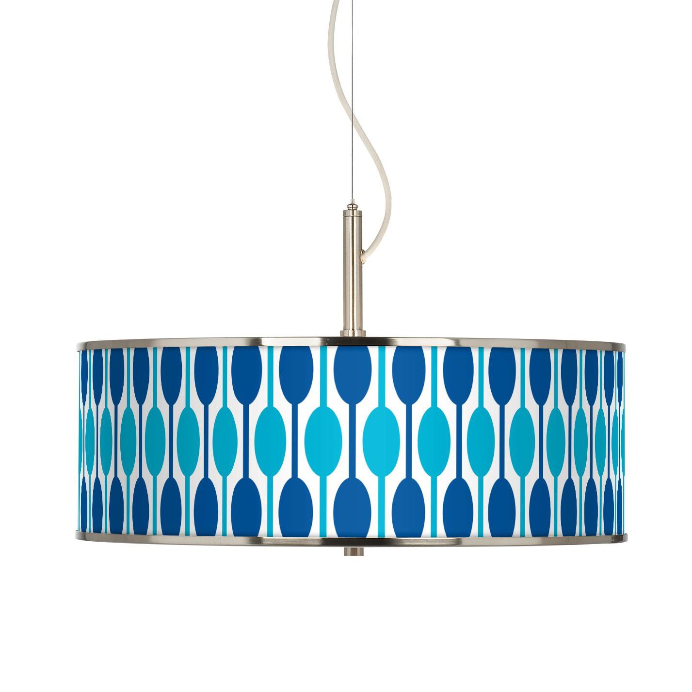 Jet Set Giclee Glow 20" Wide Pendant Light
