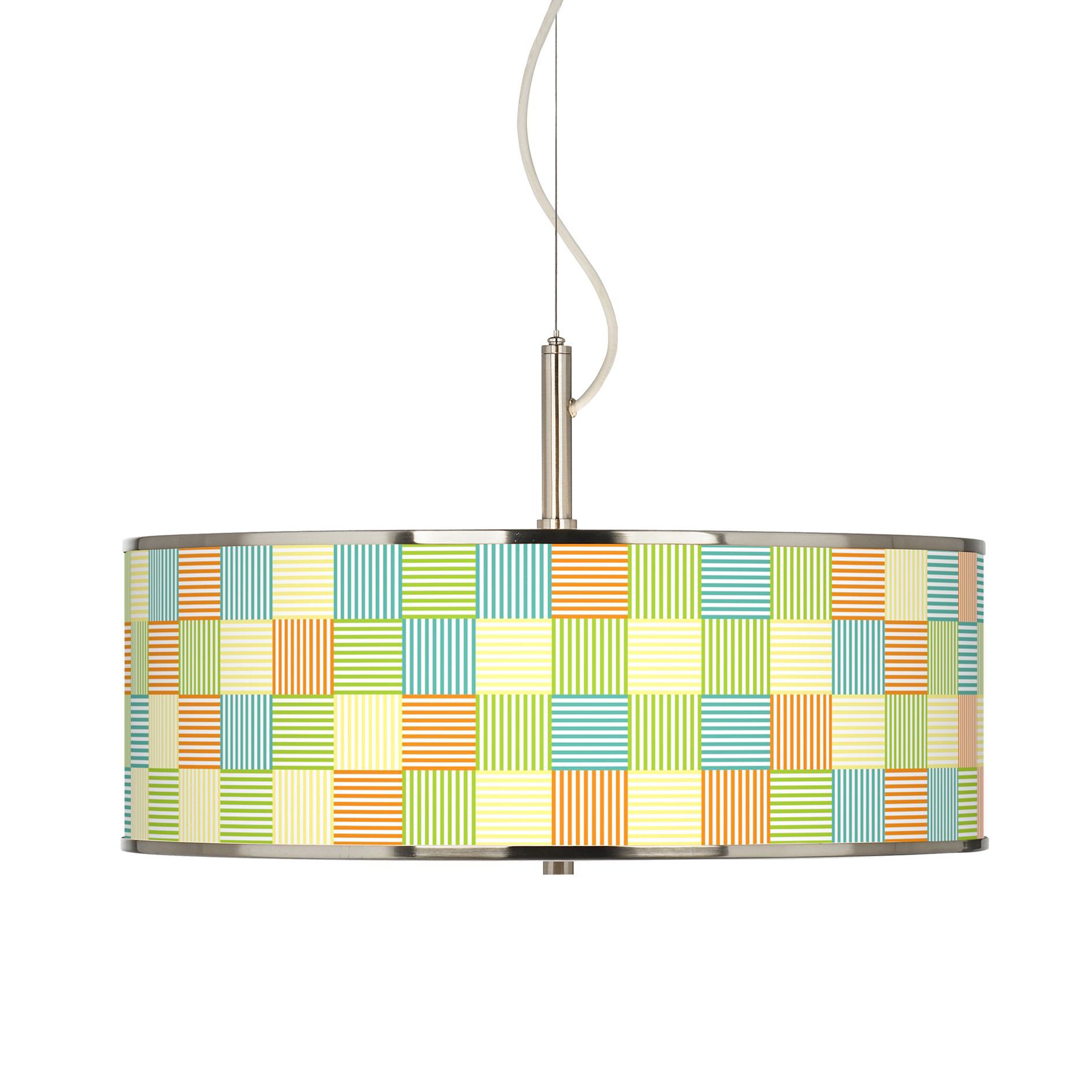 Pixel Light Giclee Glow 20" Wide Pendant Light