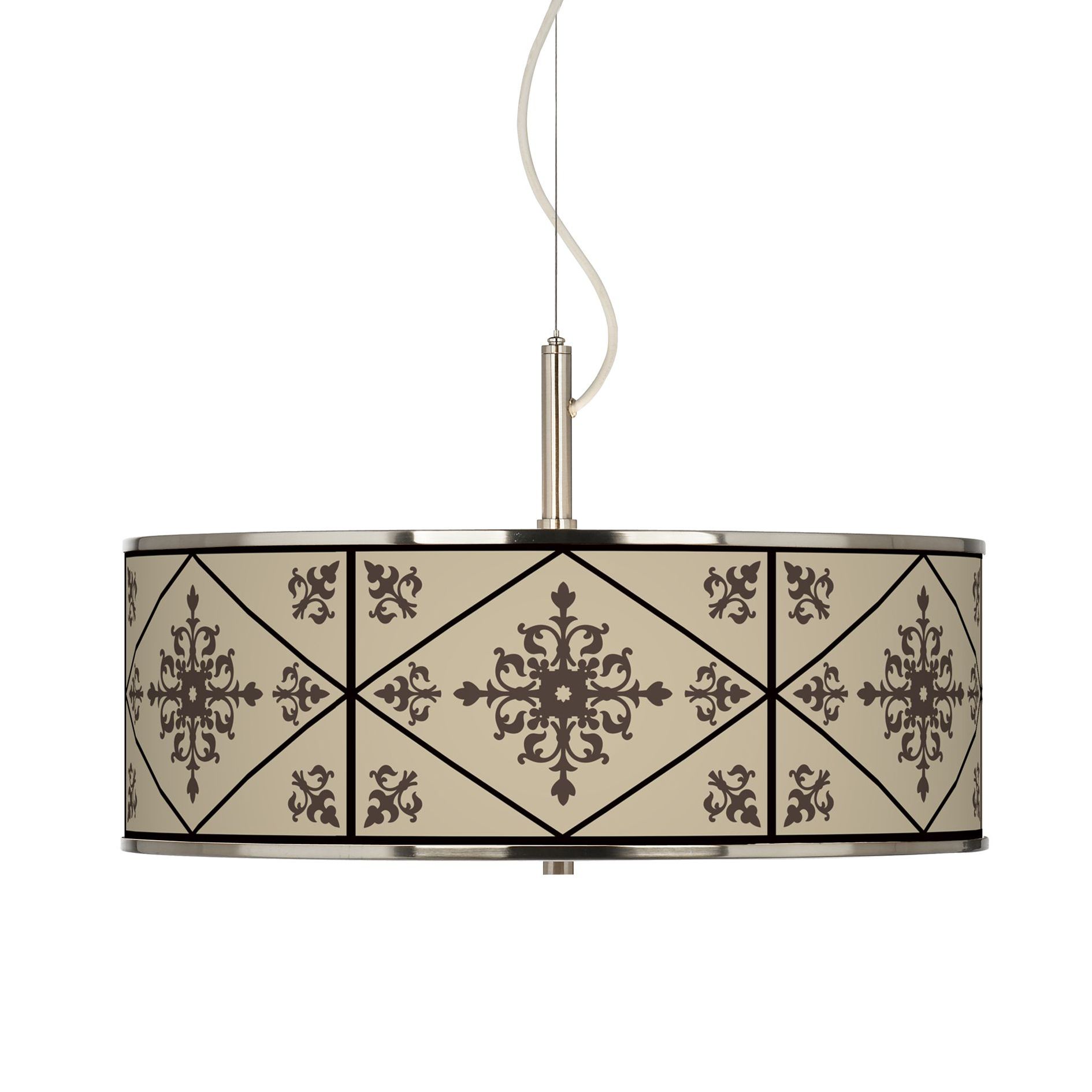 Chambly Giclee Glow 20" Wide Pendant Light