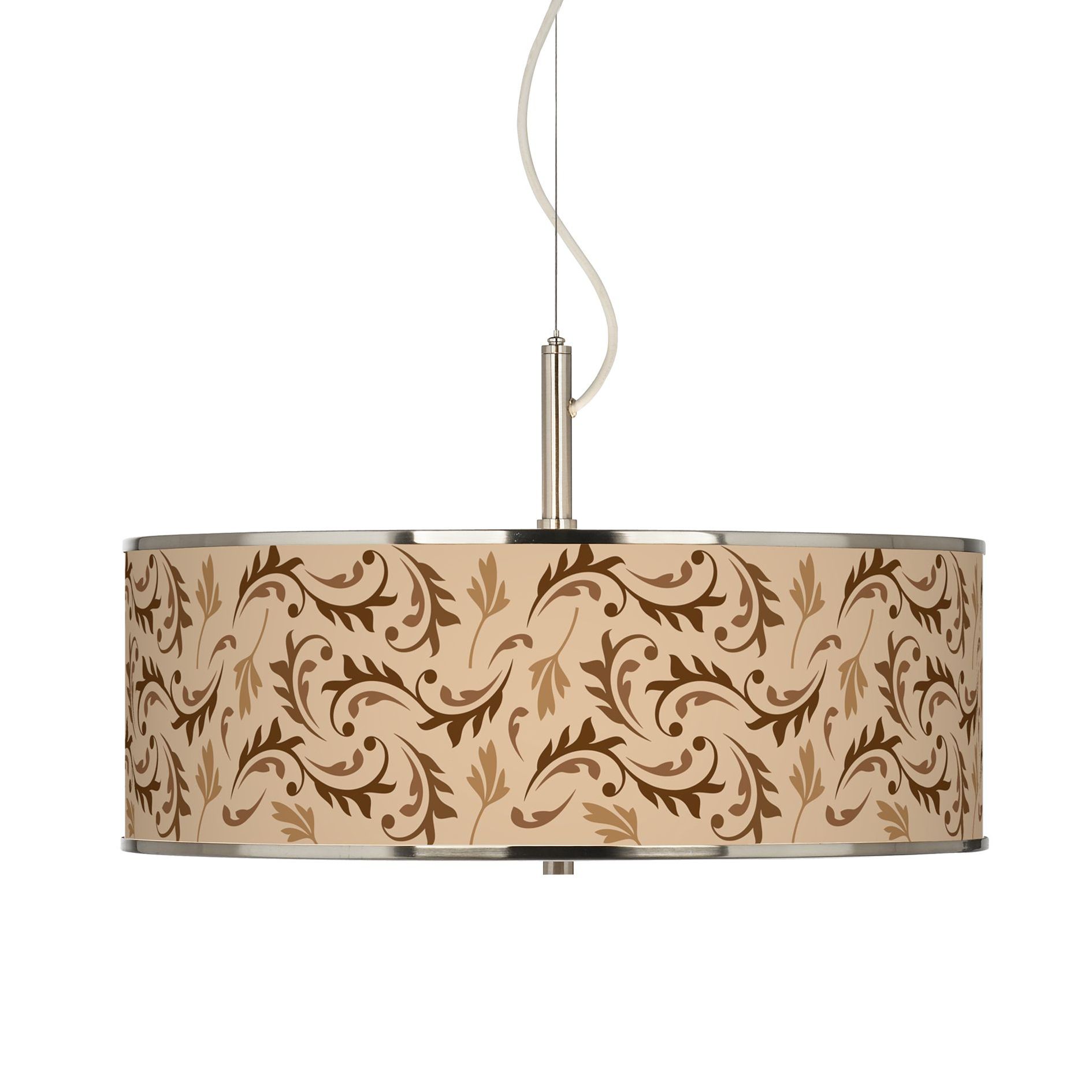 Fall Breeze Giclee Glow 20" Wide Pendant Light