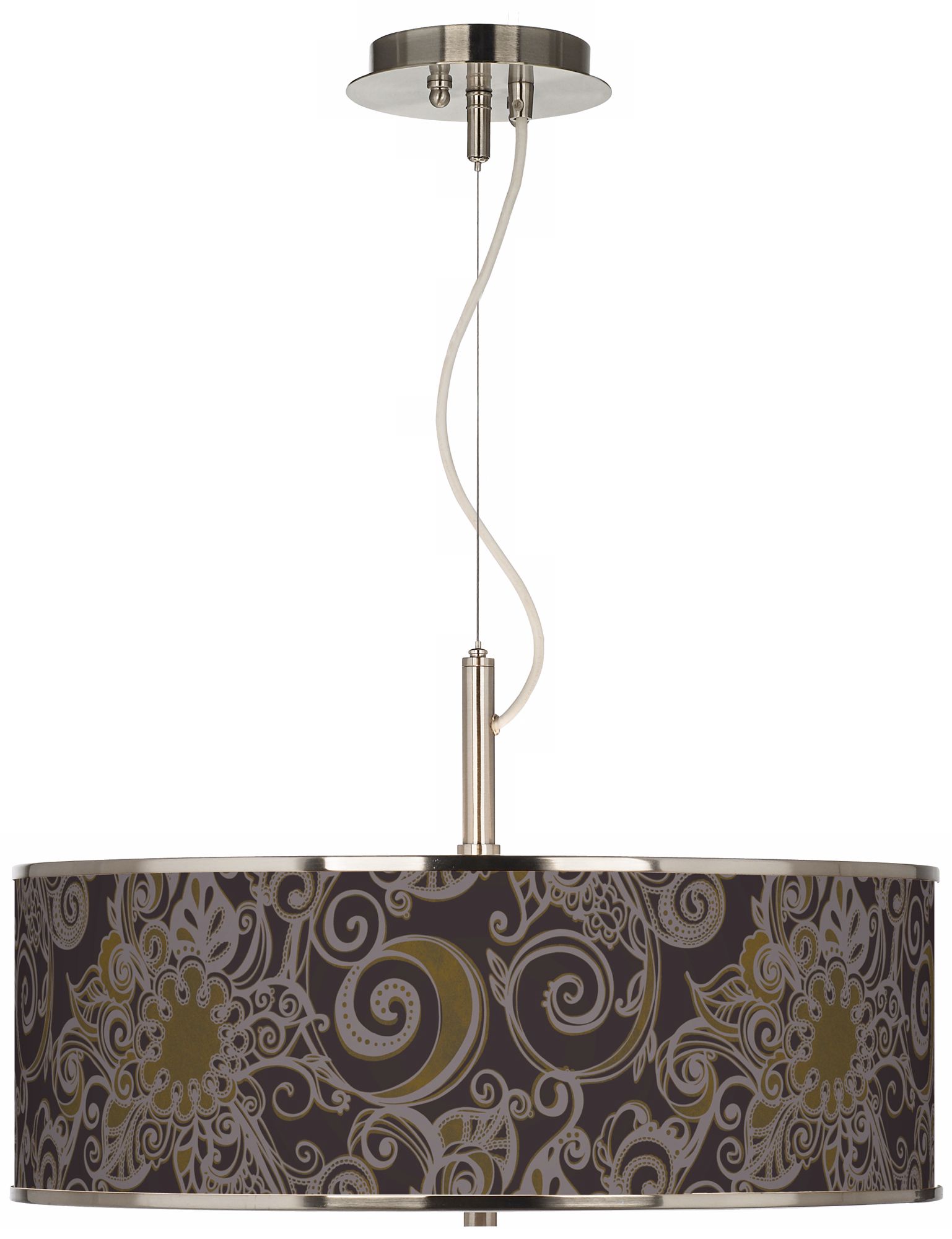 Stacy Garcia Ornament Metal Giclee Glow 20" Wide Pendant