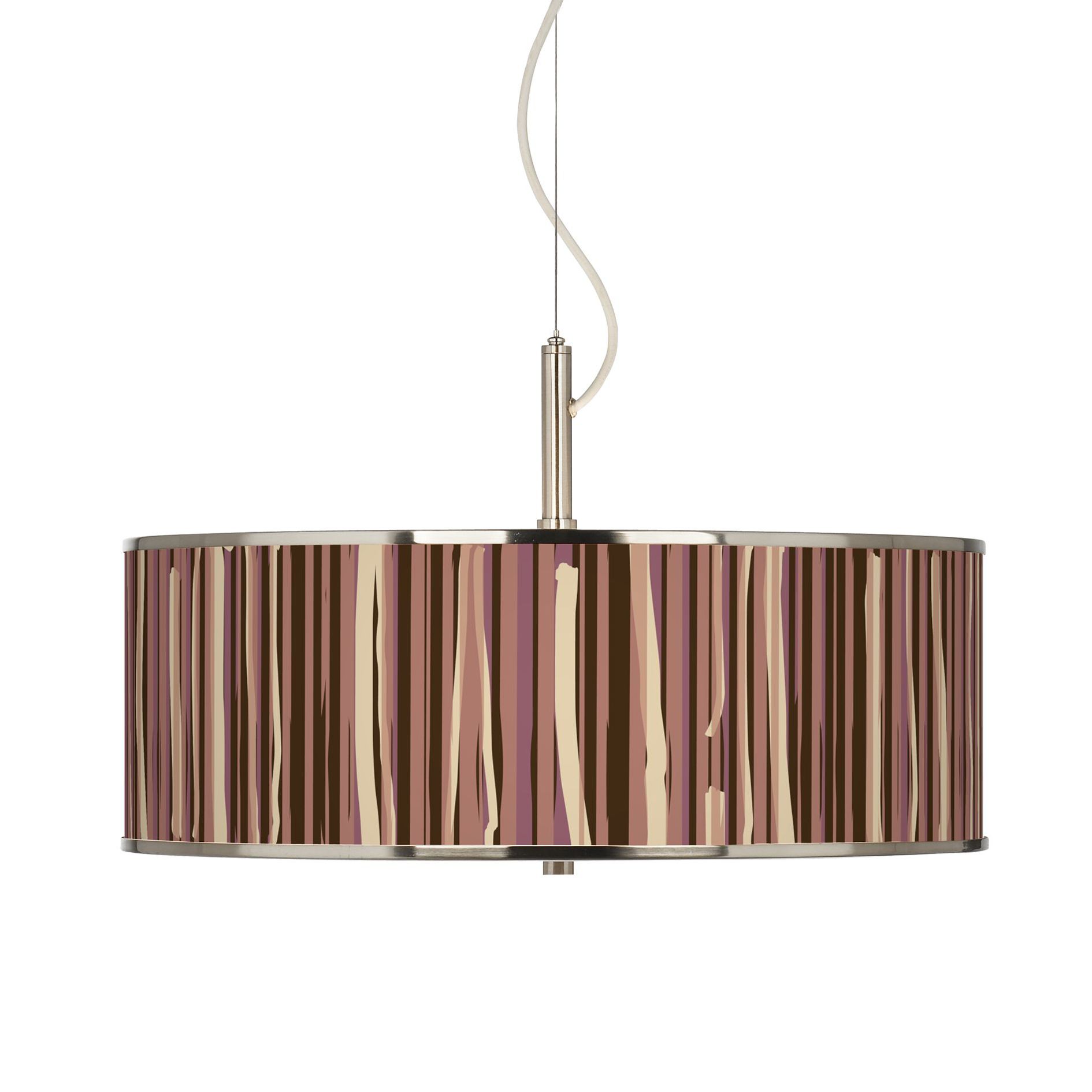 Kalahari Lines Giclee Glow 20" Wide Pendant Light