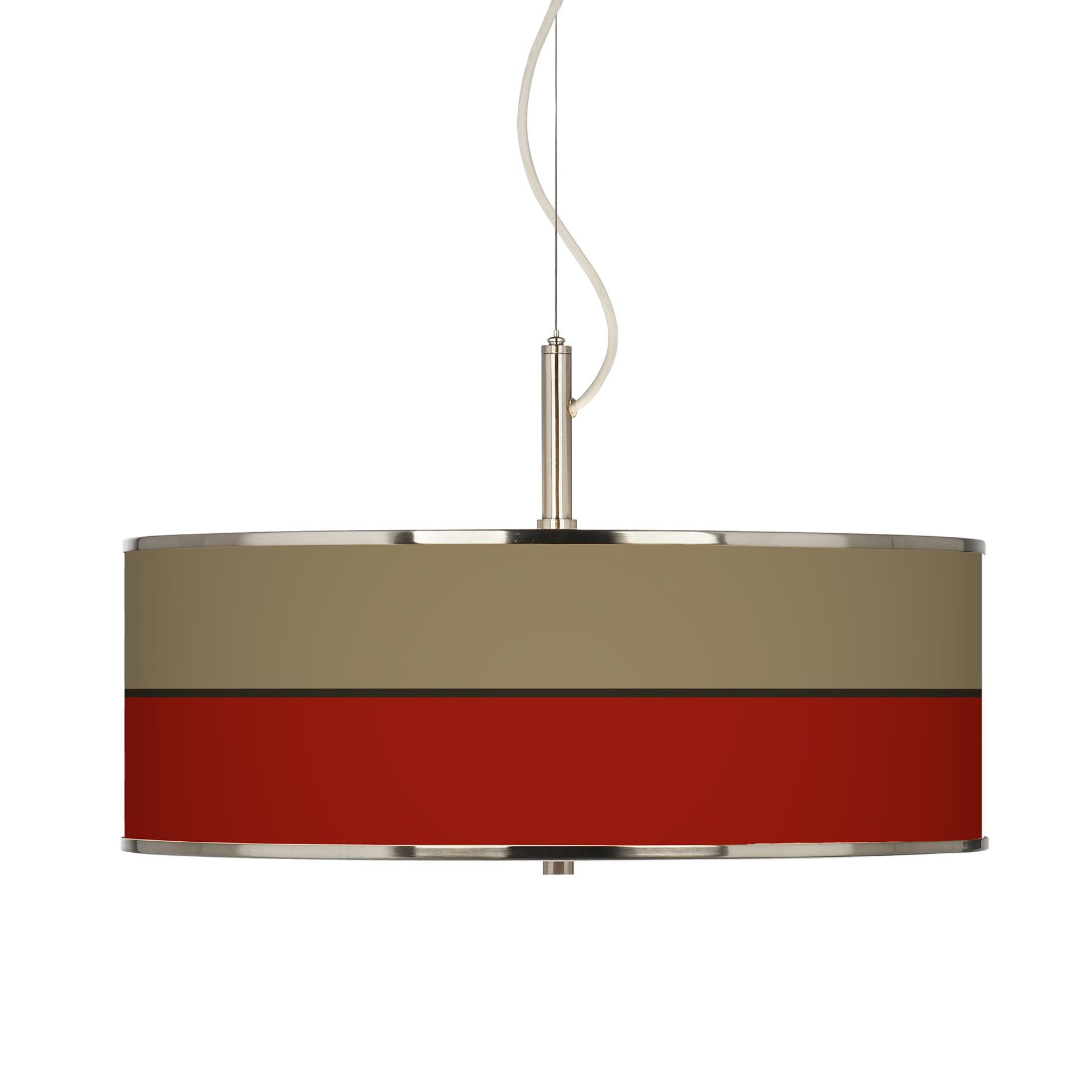 Empire Red Giclee Glow 20" Wide Pendant Light