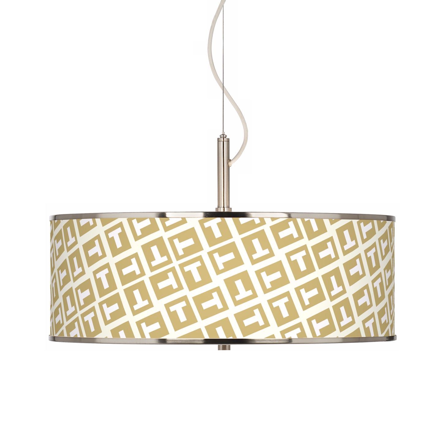 Tee Tumble Giclee Glow 20" Wide Pendant Light
