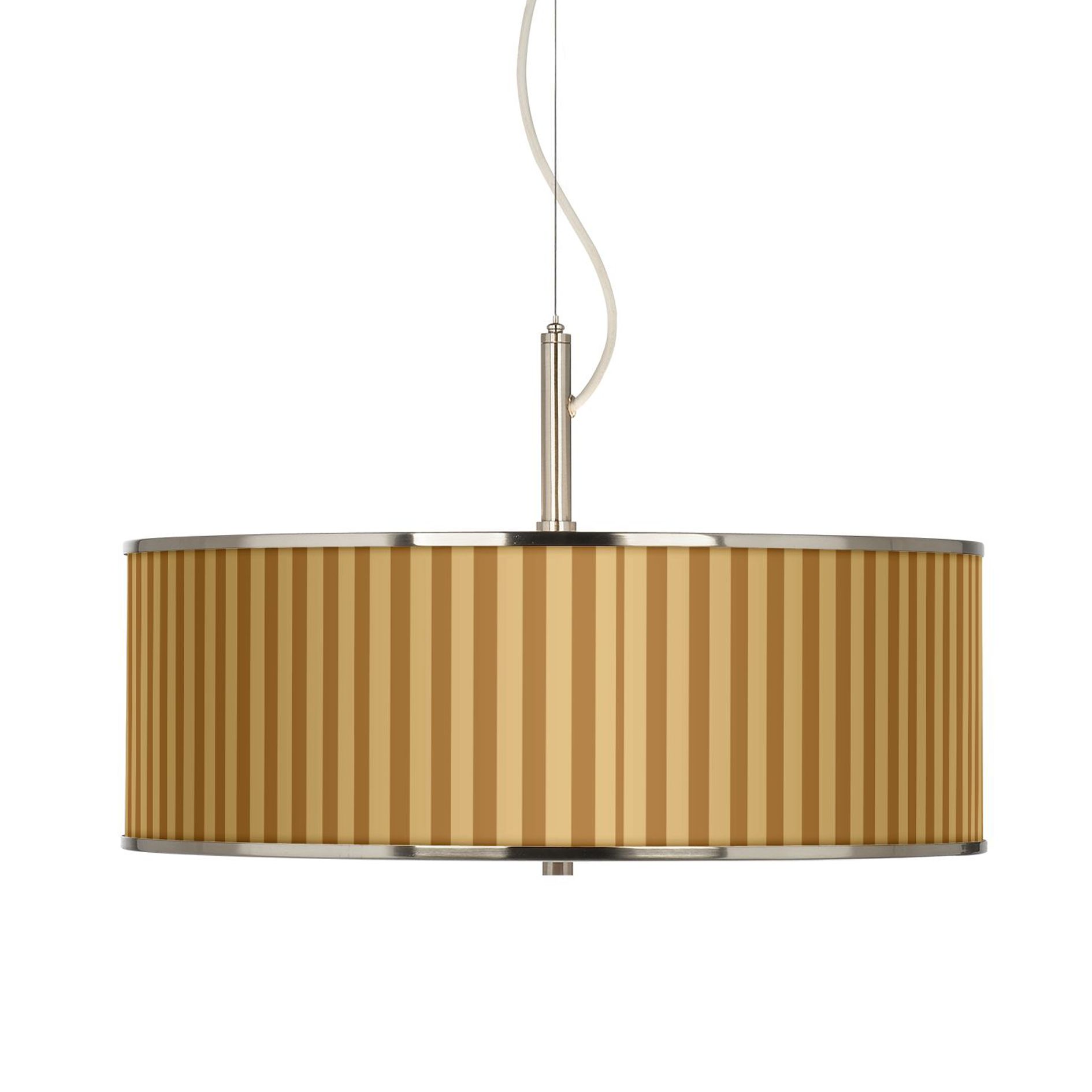 Butterscotch Vertical Giclee Glow 20" Wide Pendant Light