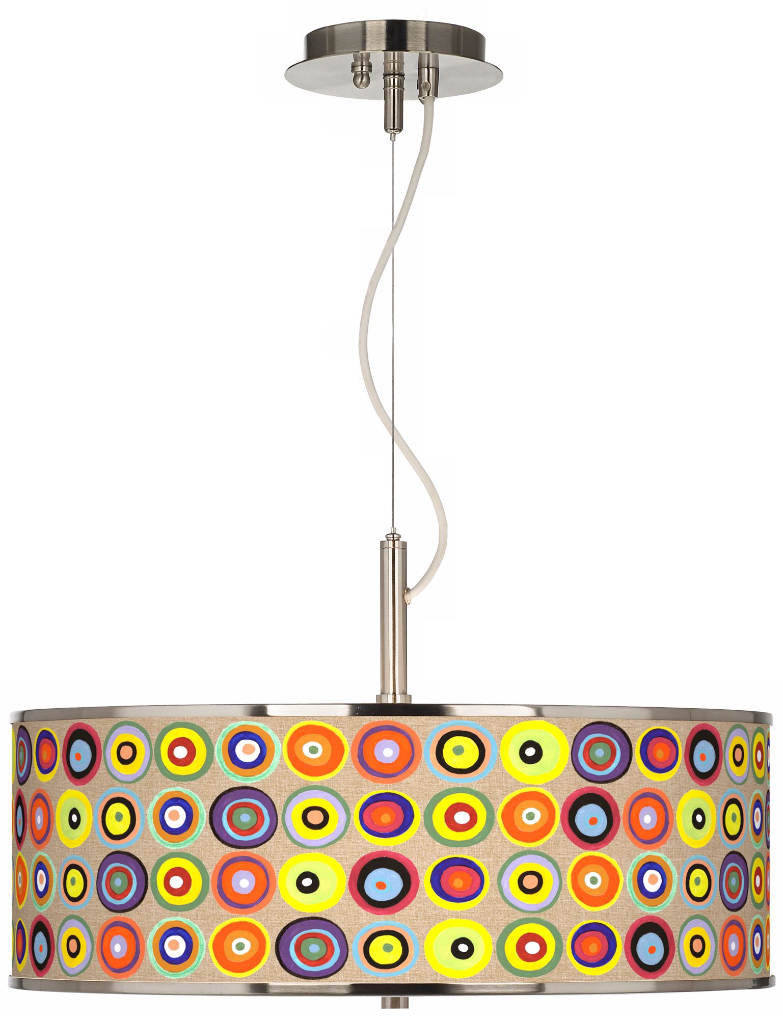 Marbles in the Park Giclee Glow 20" Wide Pendant Light