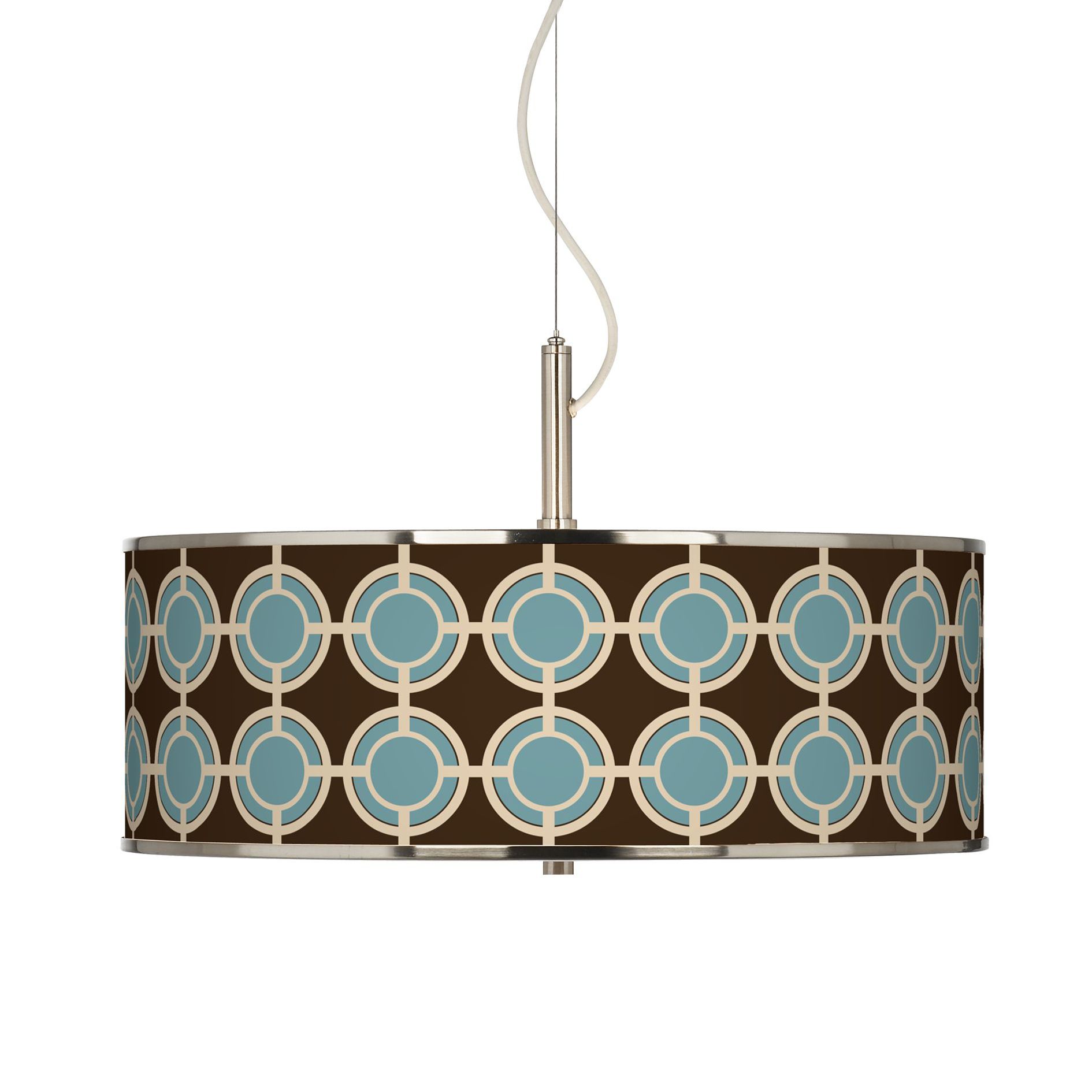 Stacy Garcia Porthole Giclee Glow 20" Wide Pendant Light