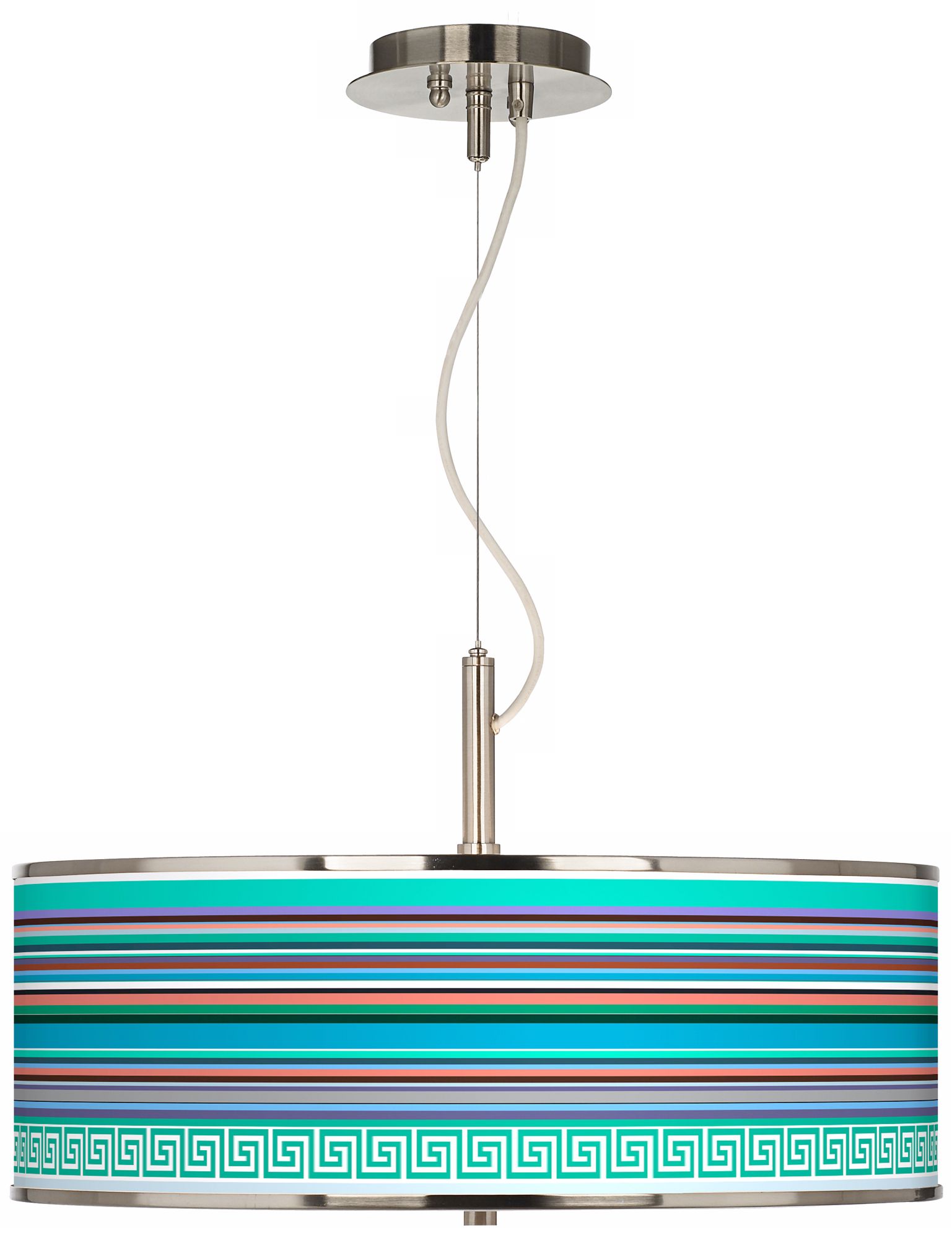 Key West Party Time Giclee Glow 20" Wide Pendant Light