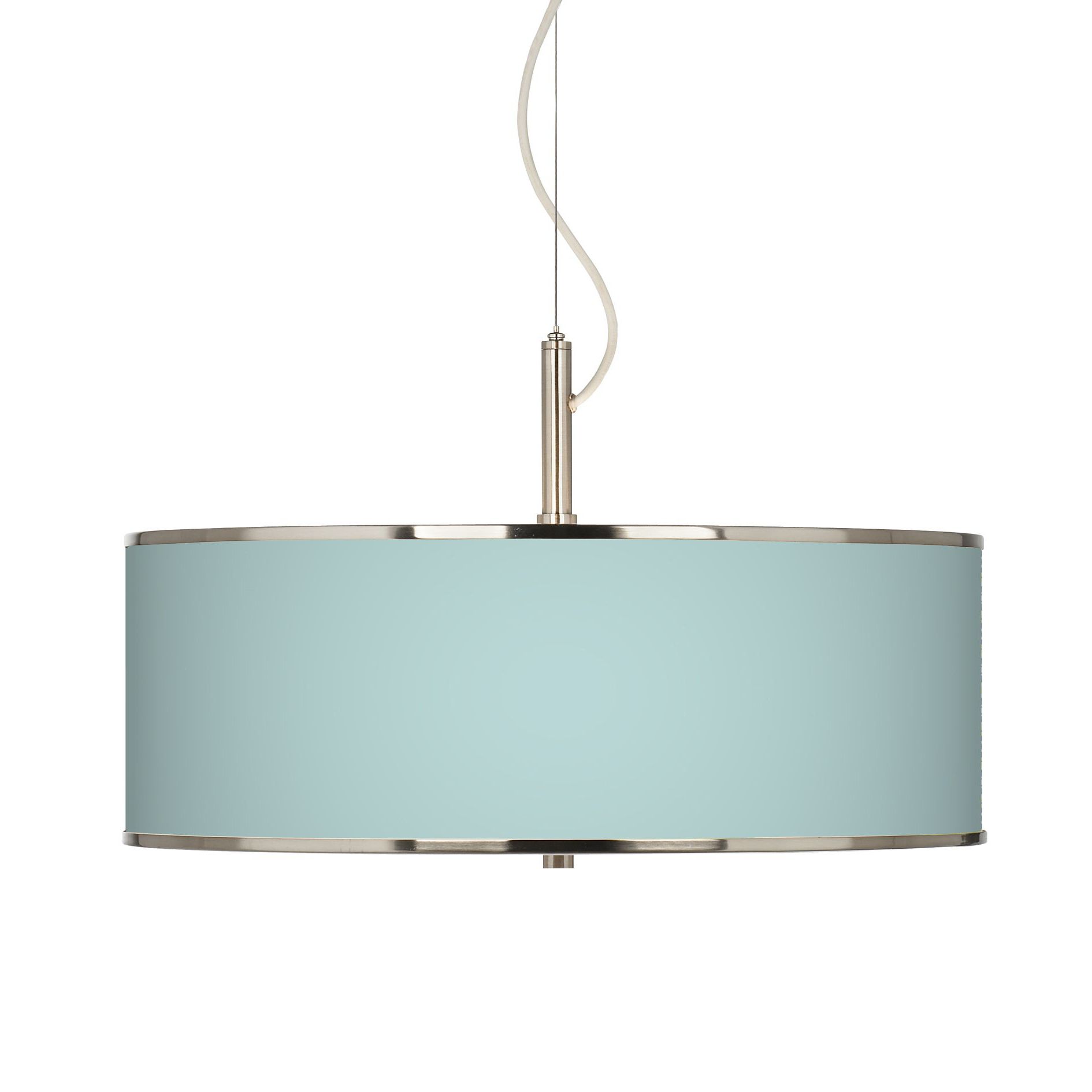 Festoon Aqua Giclee Glow 20" Wide Pendant Light