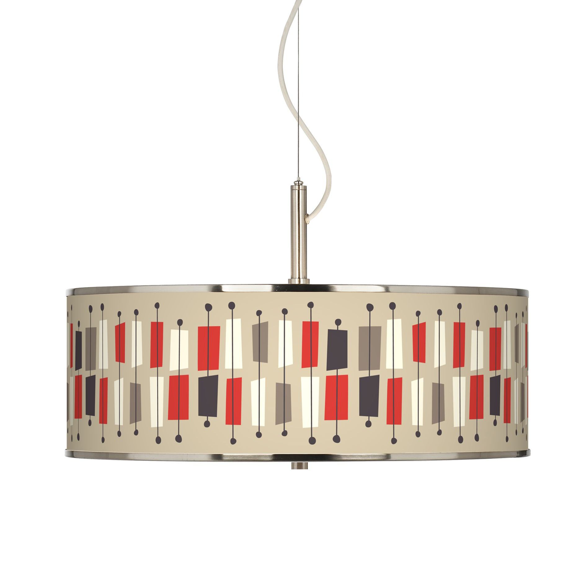 Bounce Giclee Glow 20" Wide Pendant Light