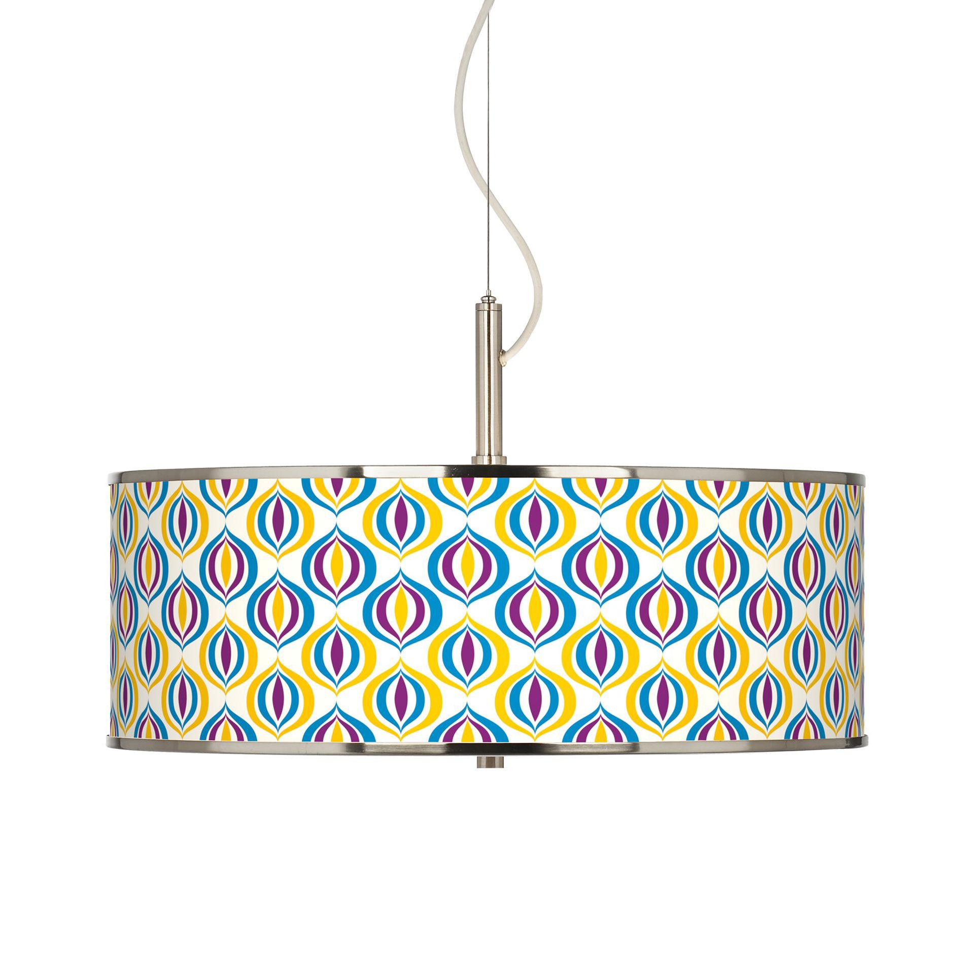 Scatter Giclee Glow 20" Wide Pendant Light