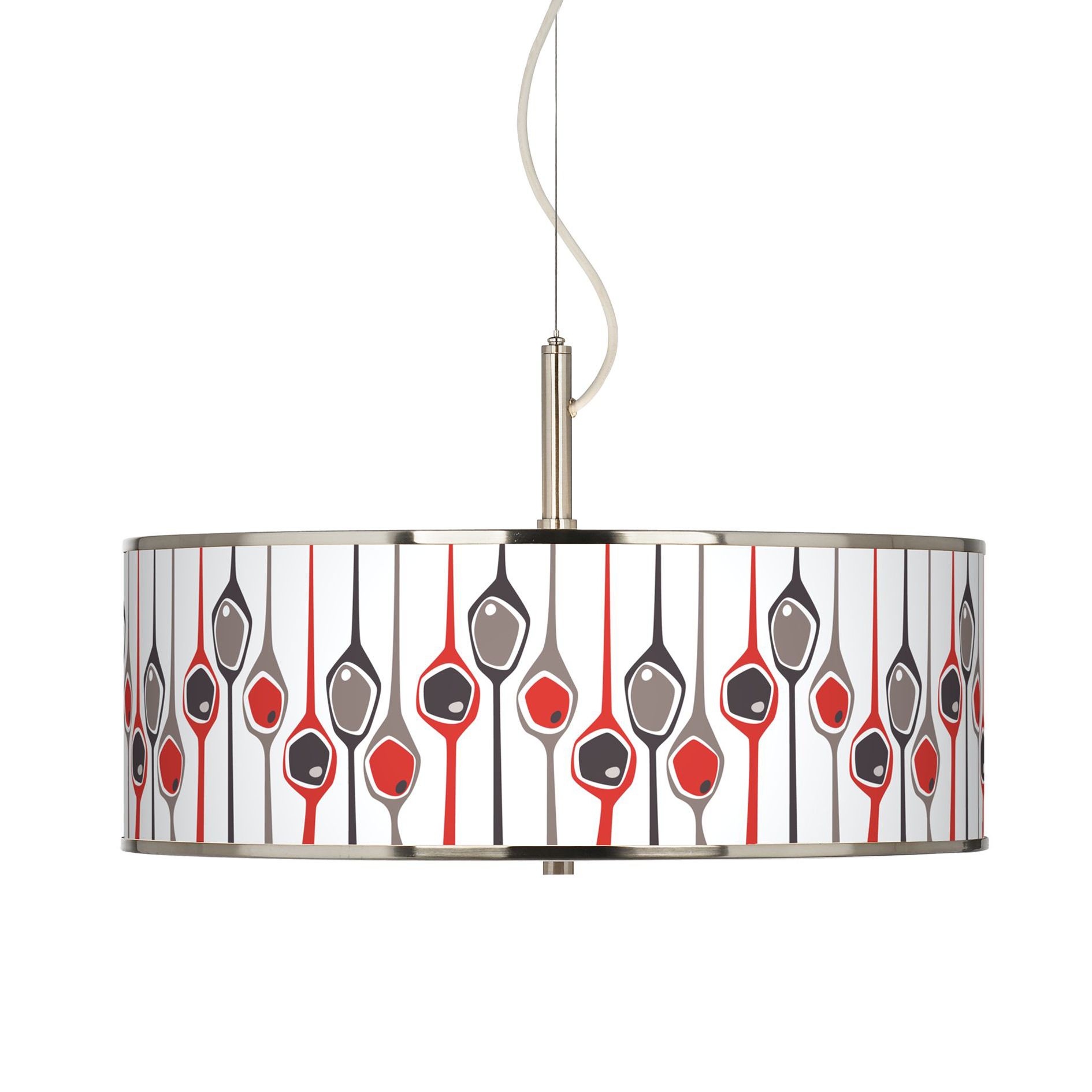 Shutter Giclee Glow 20" Wide Pendant Light