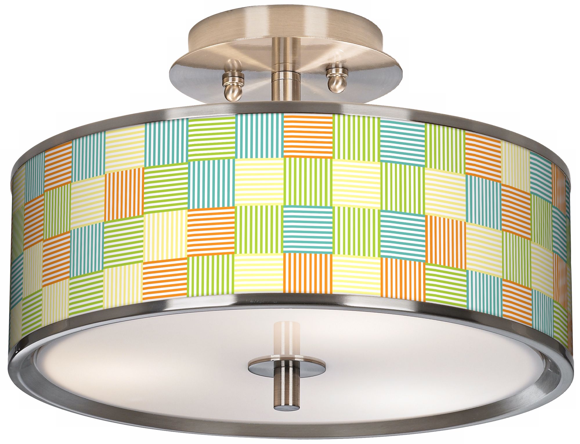 Pixel Light Giclee Glow 14" Wide Ceiling Light