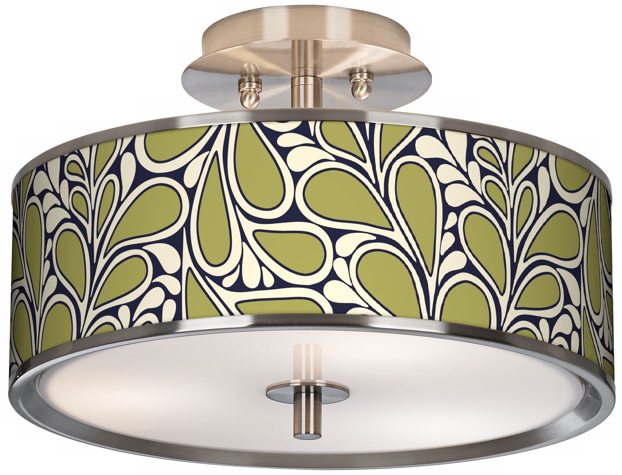 Stacy Garcia Rain Metal Giclee Glow 14" Wide Ceiling Light