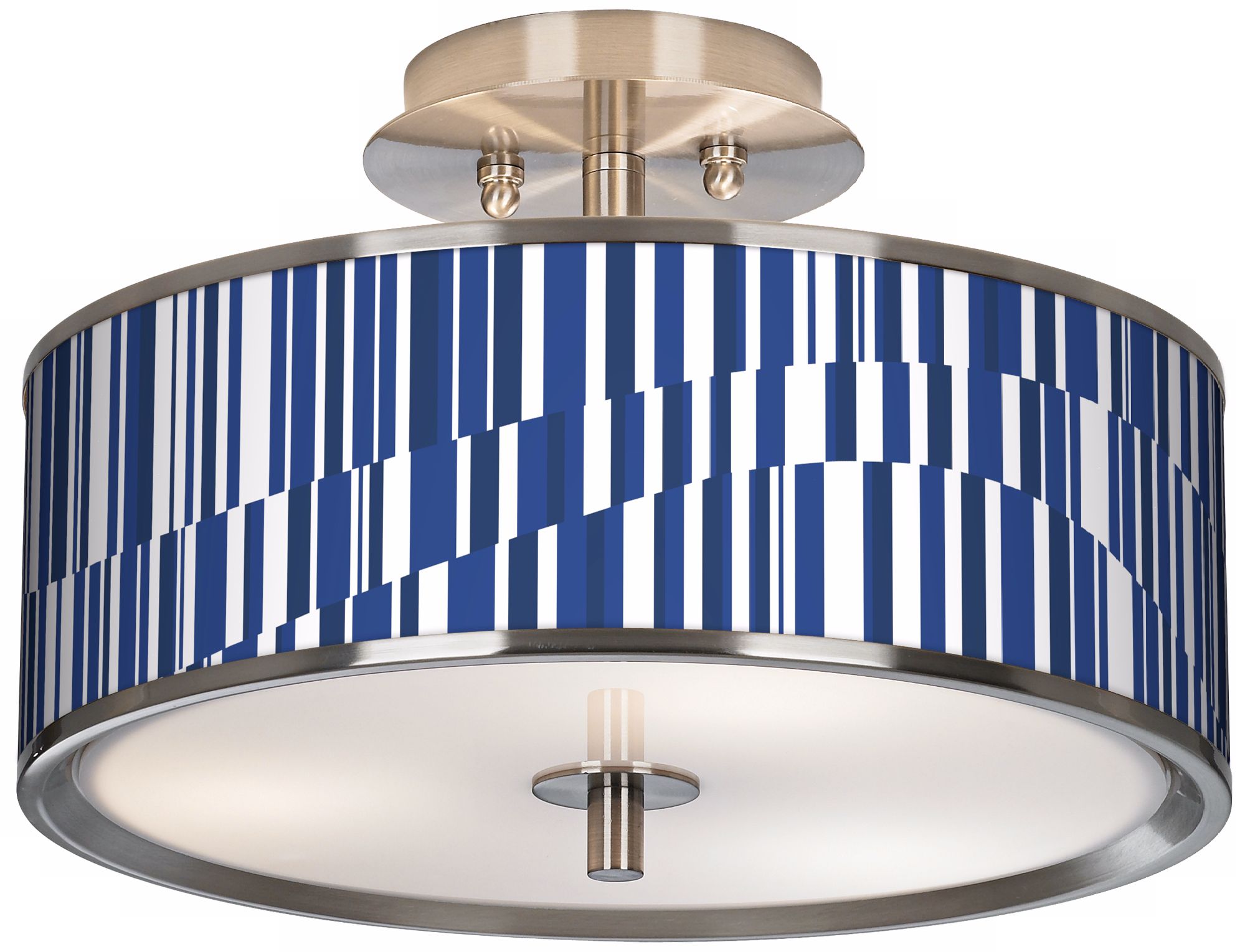 Techno River Giclee Glow 14" Wide Ceiling Light