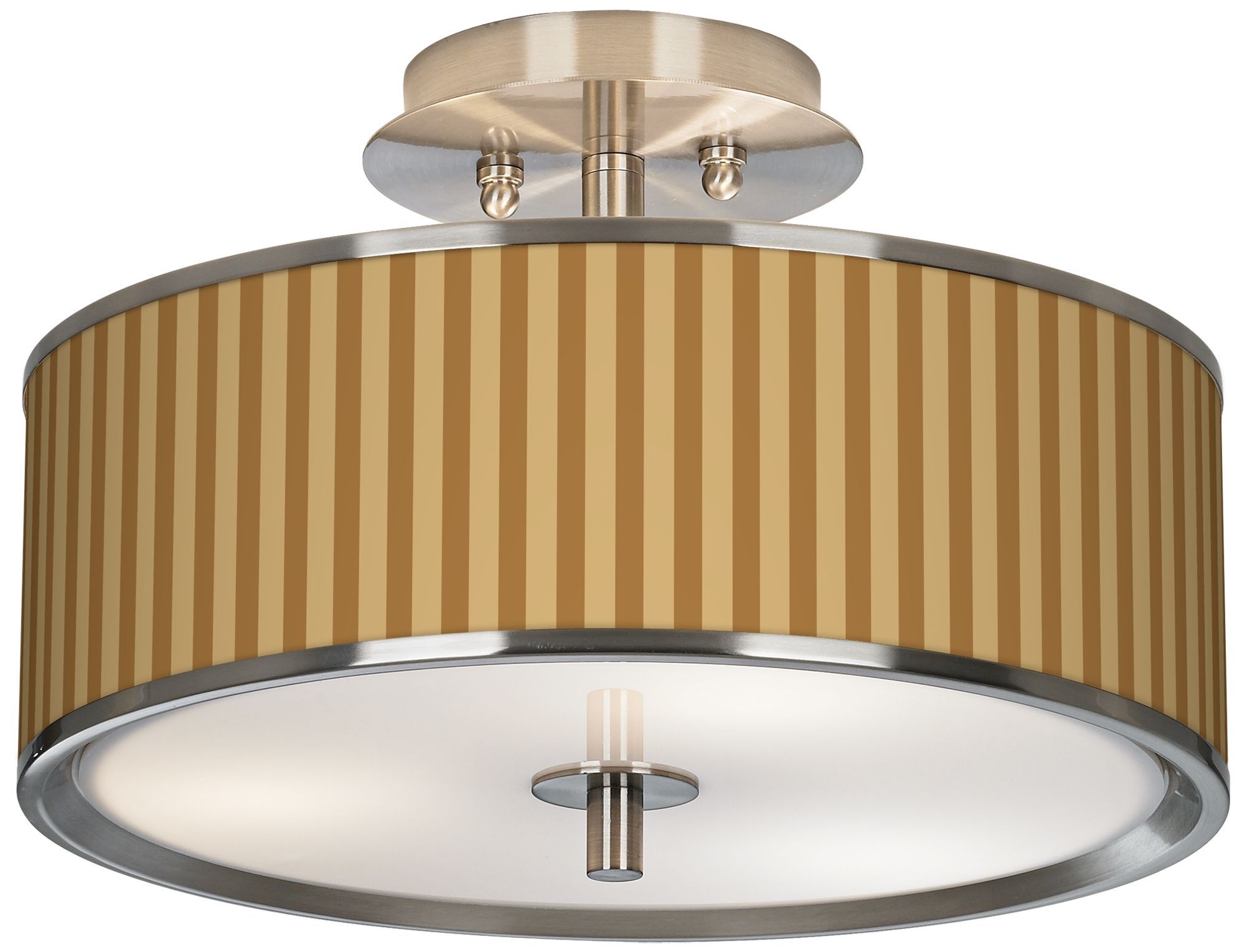 Butterscotch Vertical Giclee Glow 14" Wide Ceiling Light