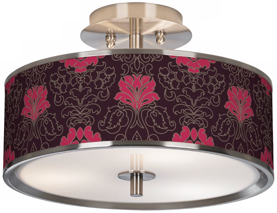Stacy Garcia Florentia Wild Berry Glow 14" Ceiling Light
