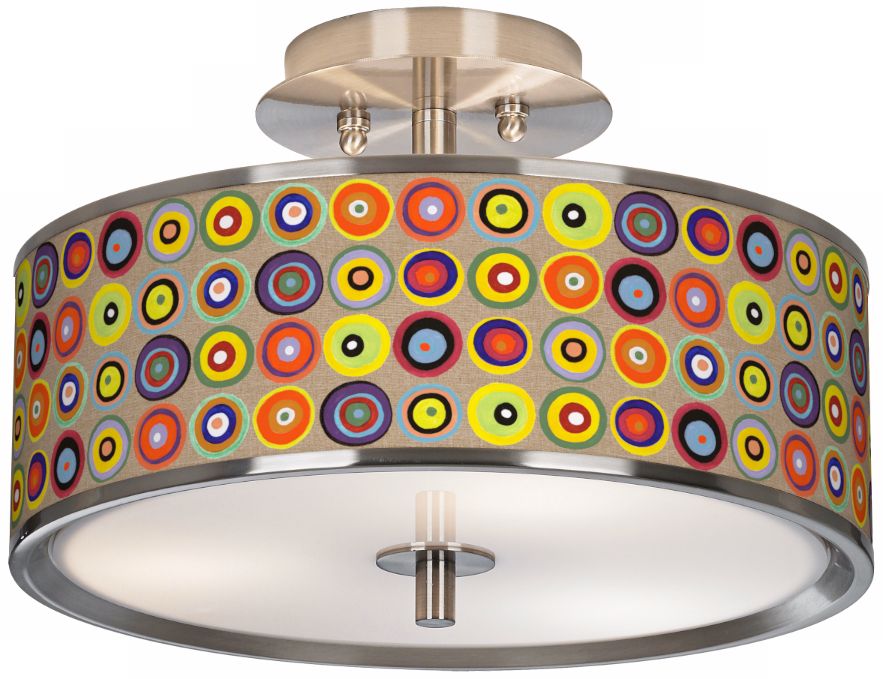 Marbles in the Park Giclee Glow 14" Wide Ceiling Light