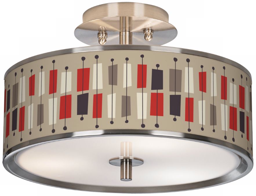 Bounce Giclee Glow 14" Wide Ceiling Light